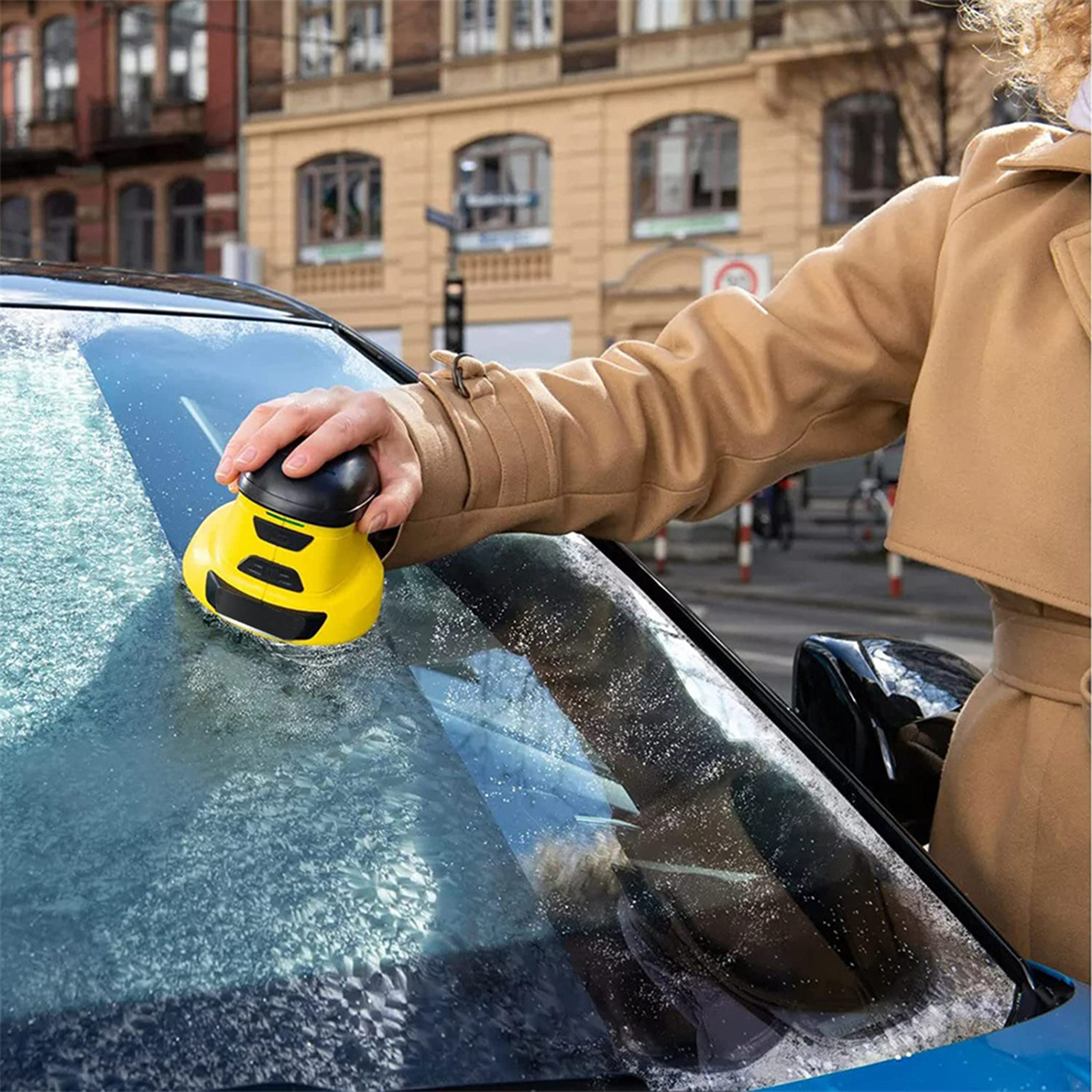 Electric Windshield Ice Scraper with Durable Design 7