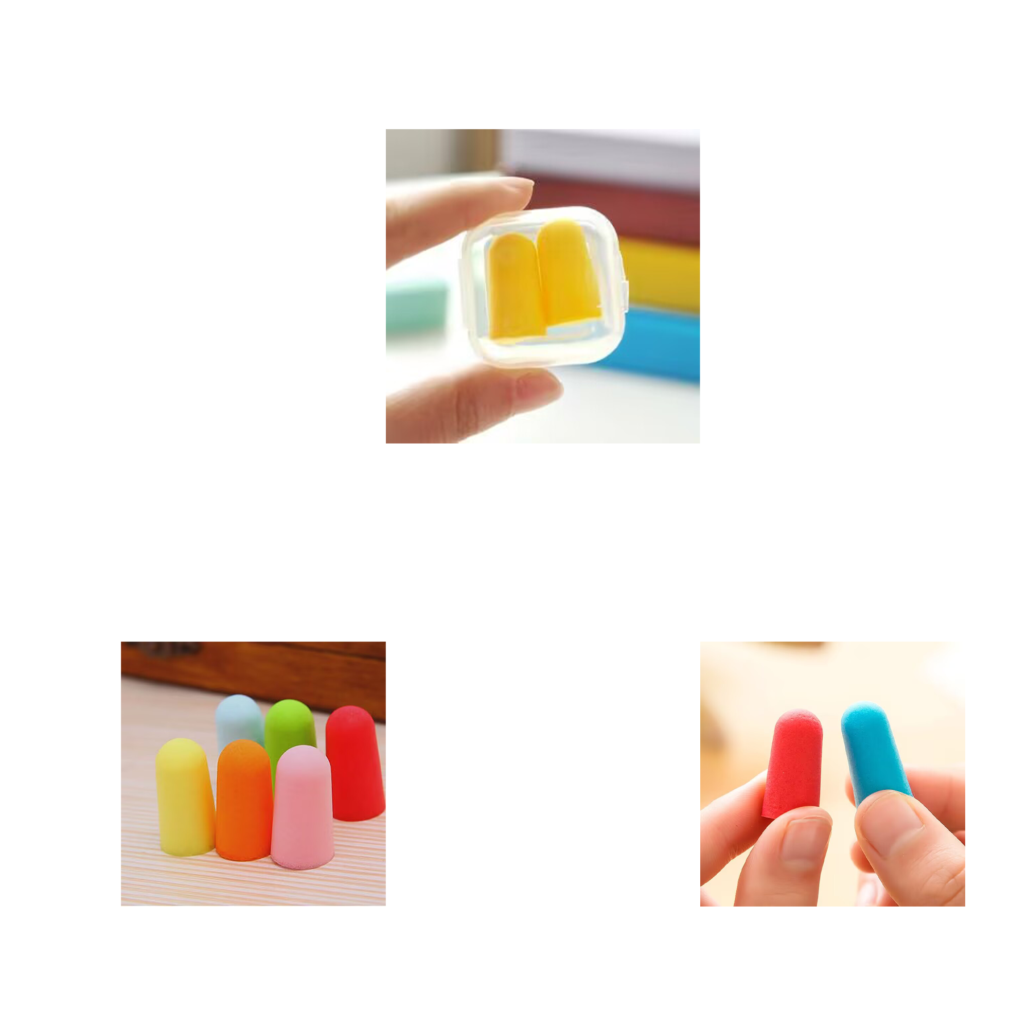 1.4 Inch PU Foam Earplugs 5