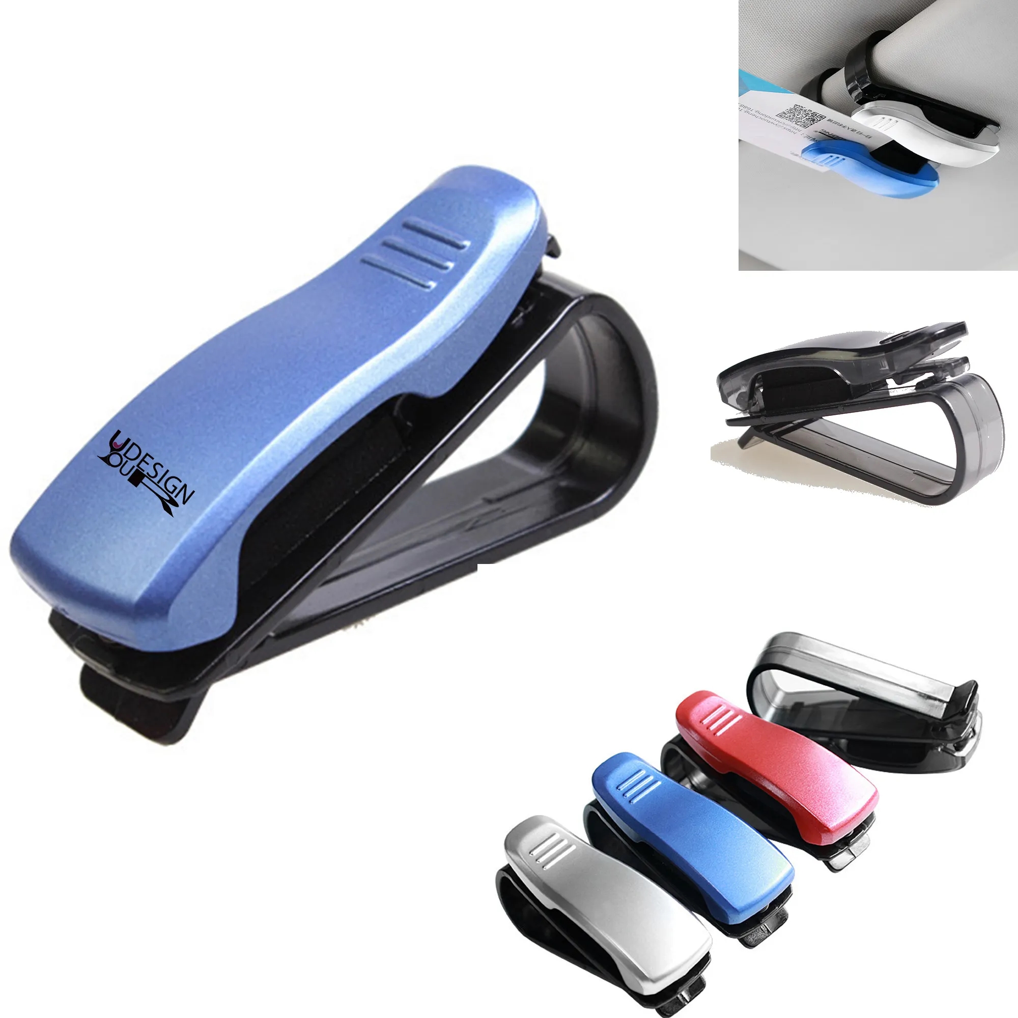 Car Visor Eye Hooks Sunglasses Clips MOQ 10pcs 12