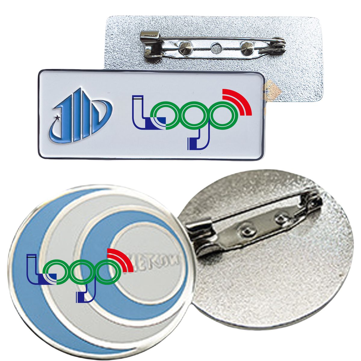 Custom Durable Metal Badge MOQ50 1