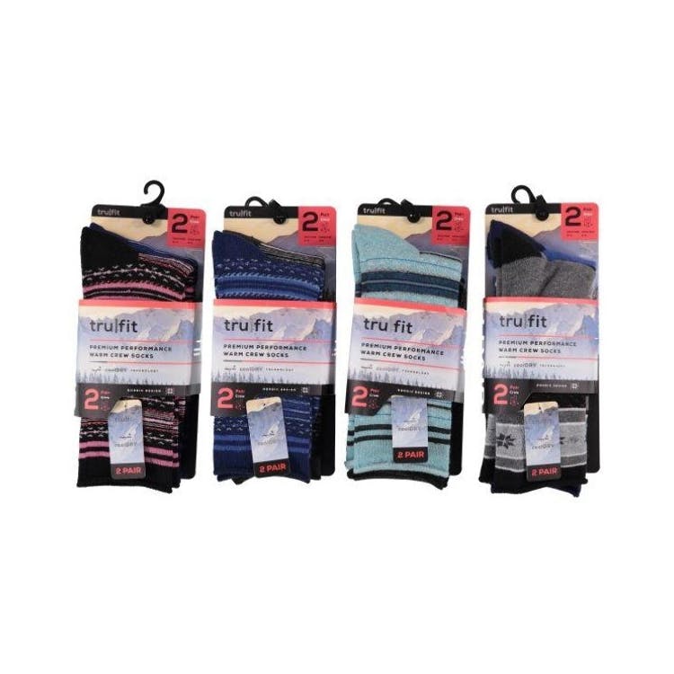 Women's Warm Crew Socks - Assorted 3