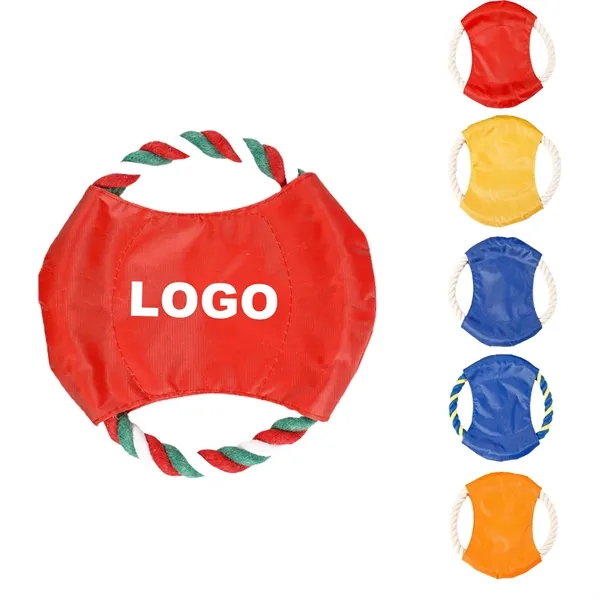 Pet Braided Rope Flying Disc