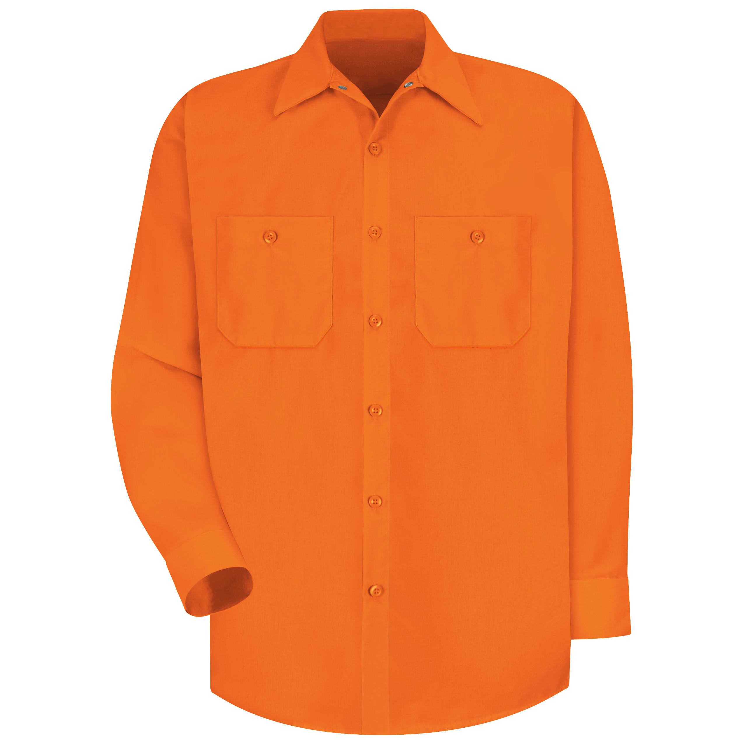 Red Kap® Long Sleeve Enhanced Visibility Work Shirt