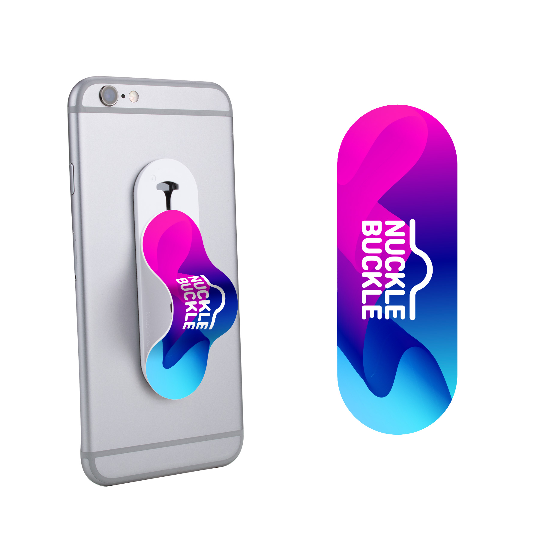 Nuckle Buckle Collapsible Cell Phone Grip & Stand