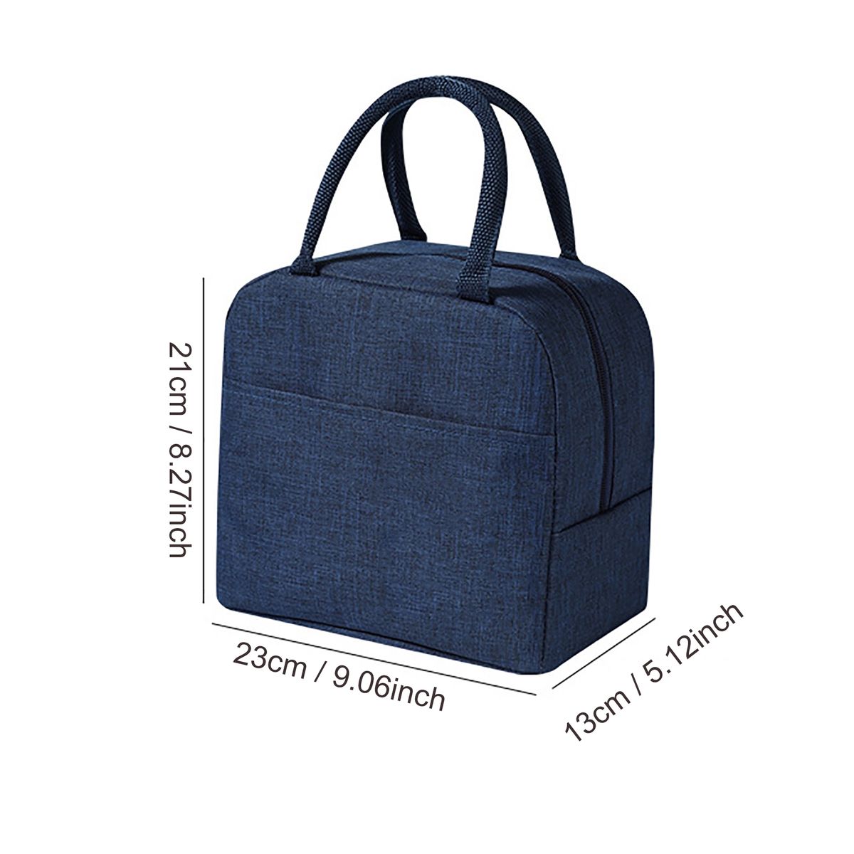 Eco Neoprene Student Kids Insulated Lunch Bag - Thumbnail 2