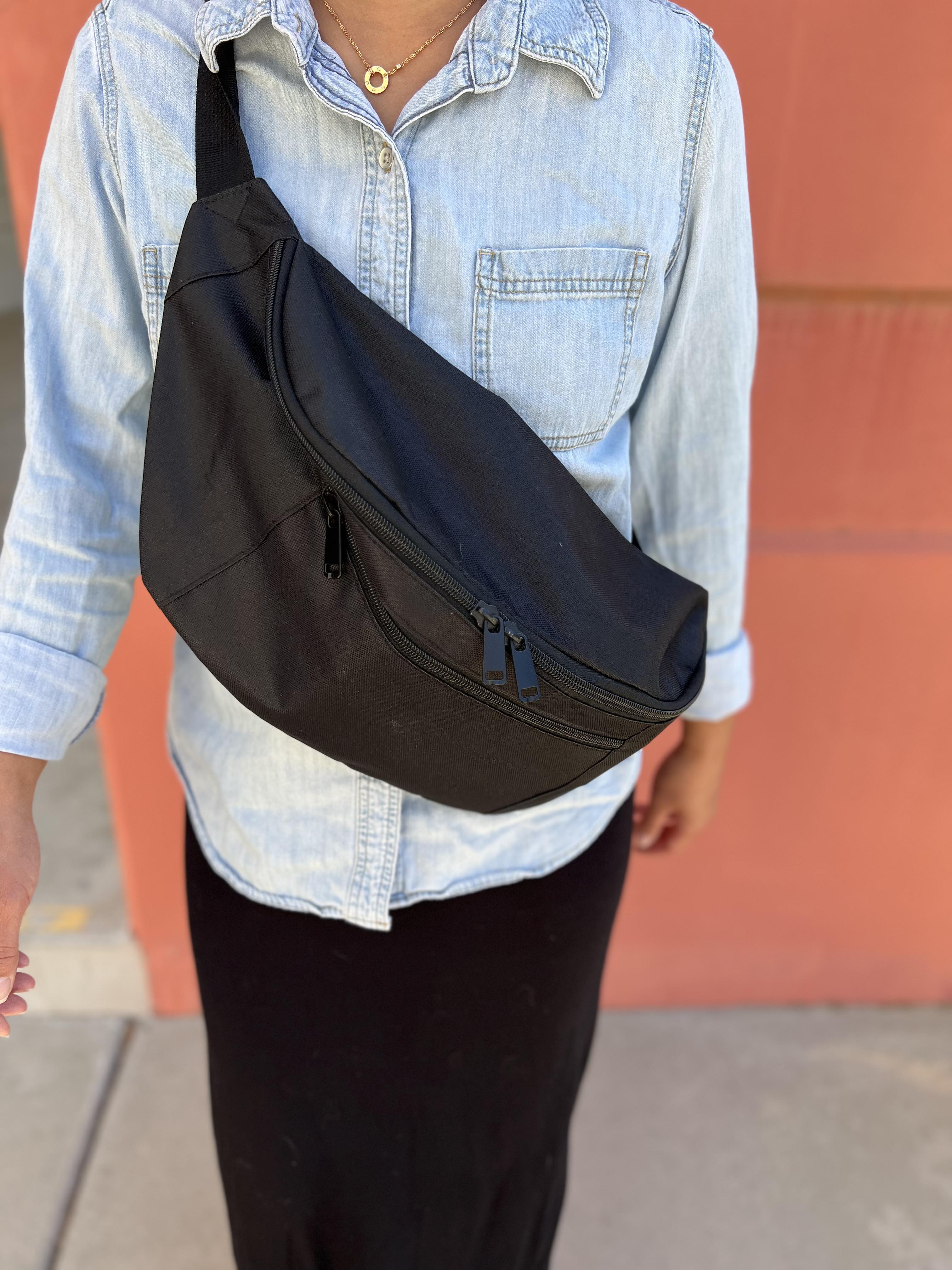 Poly Oversized Crossbody Fanny Pack 11