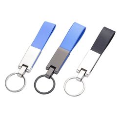 PU Leather Metal Key Tag