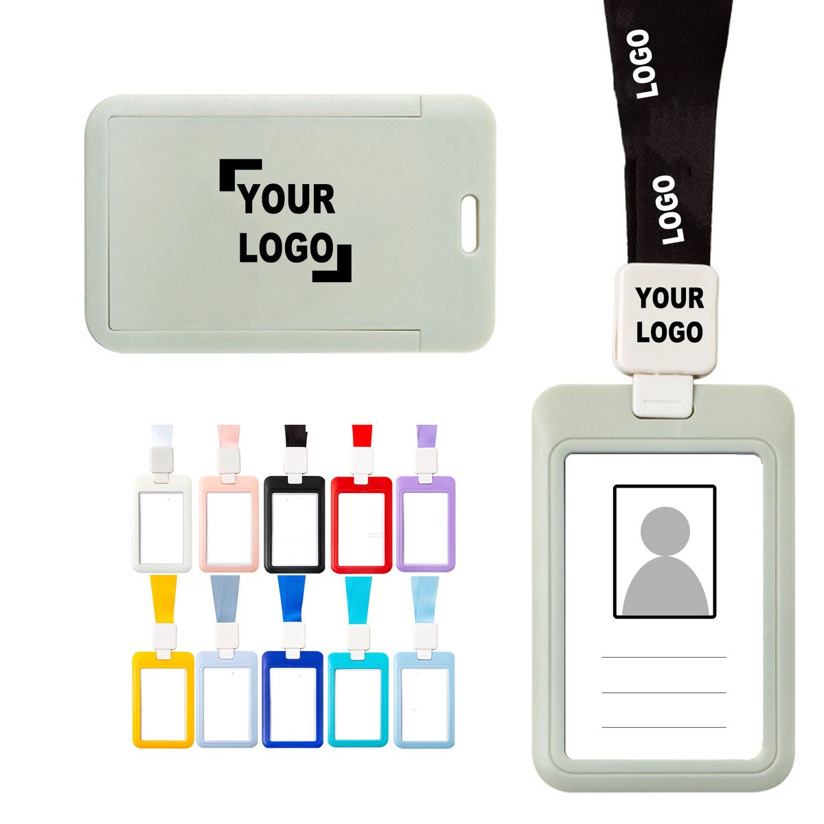 Retractable Work Badge Card Cover 5