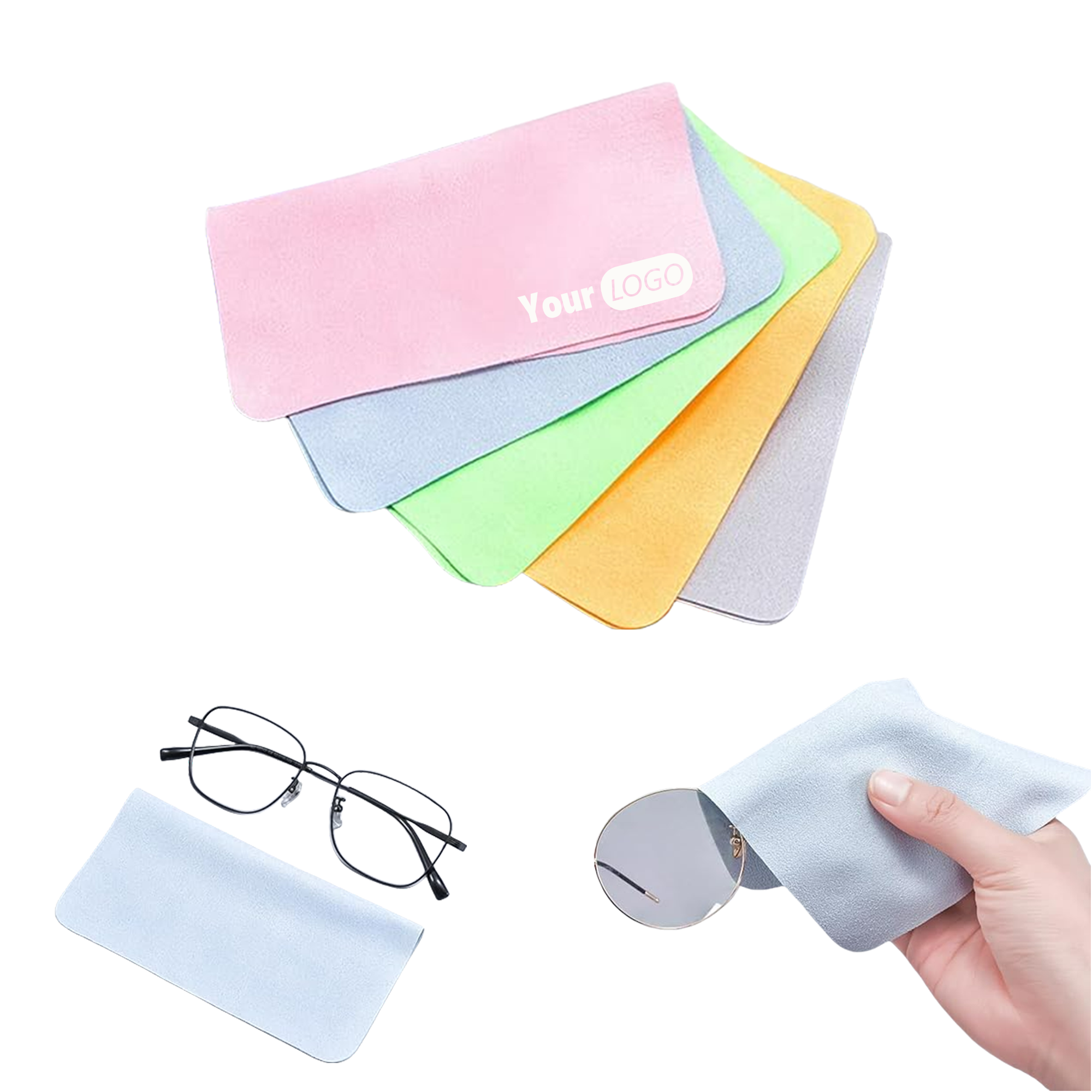Soft Suede Eyeglass Cleaning Cloth MOQ50 2