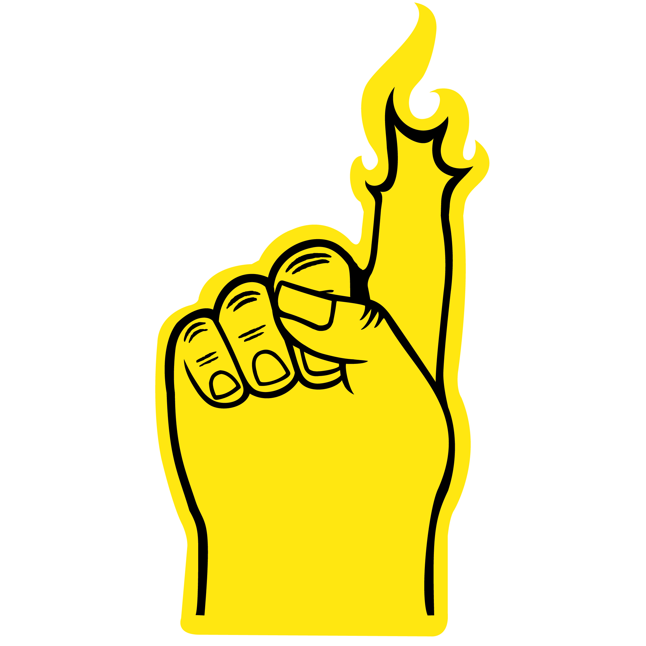 Foam Flame Finger 18" 68