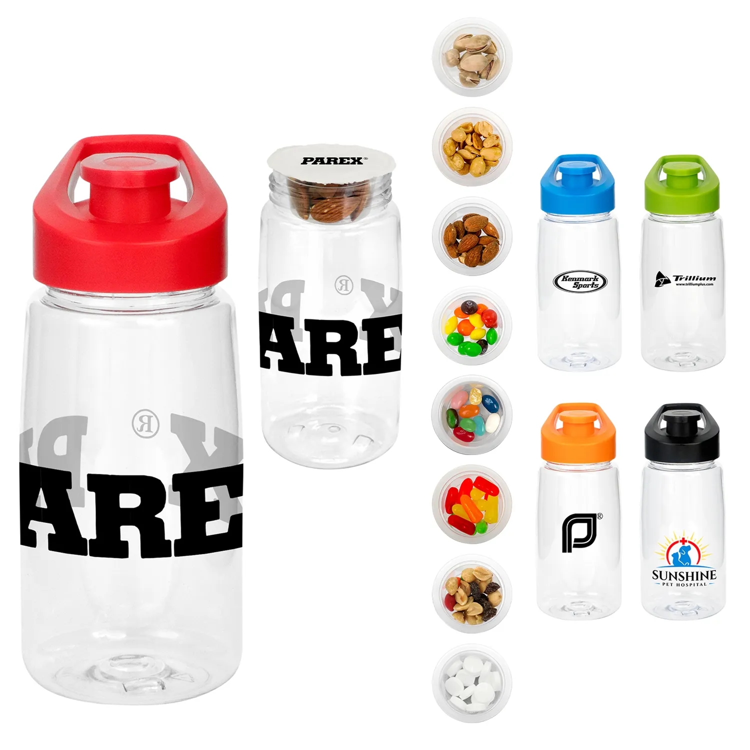 Easy Pour 18 oz. Recycled Snack Bottle 16