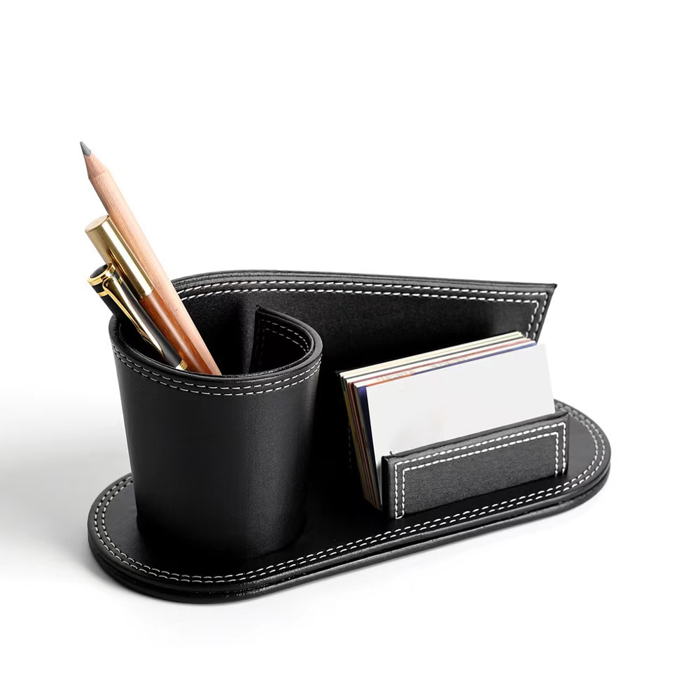 Pu Leather Stylish Desk Organizer 5