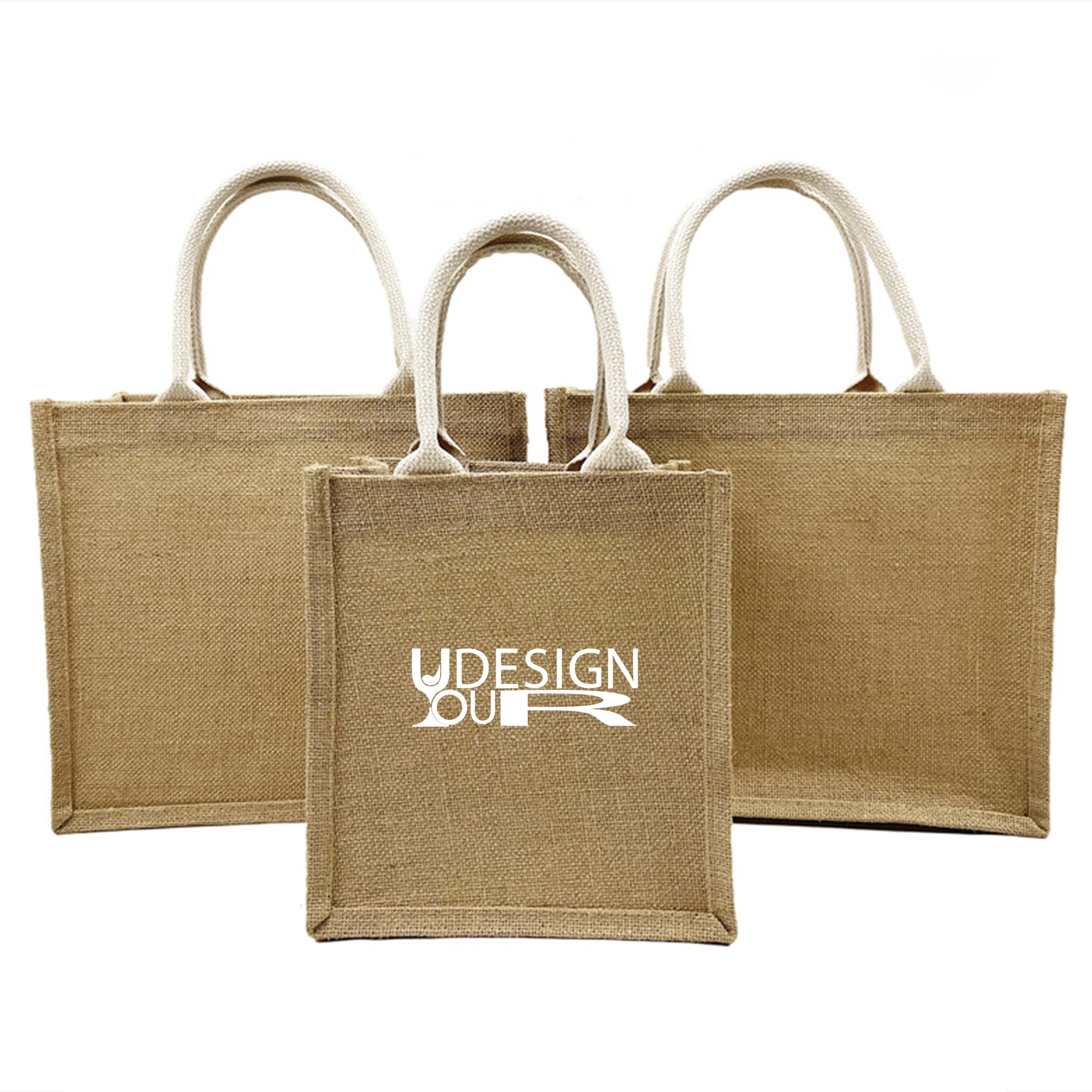 Reusable Jute Grocery Bag MOQ50pcs