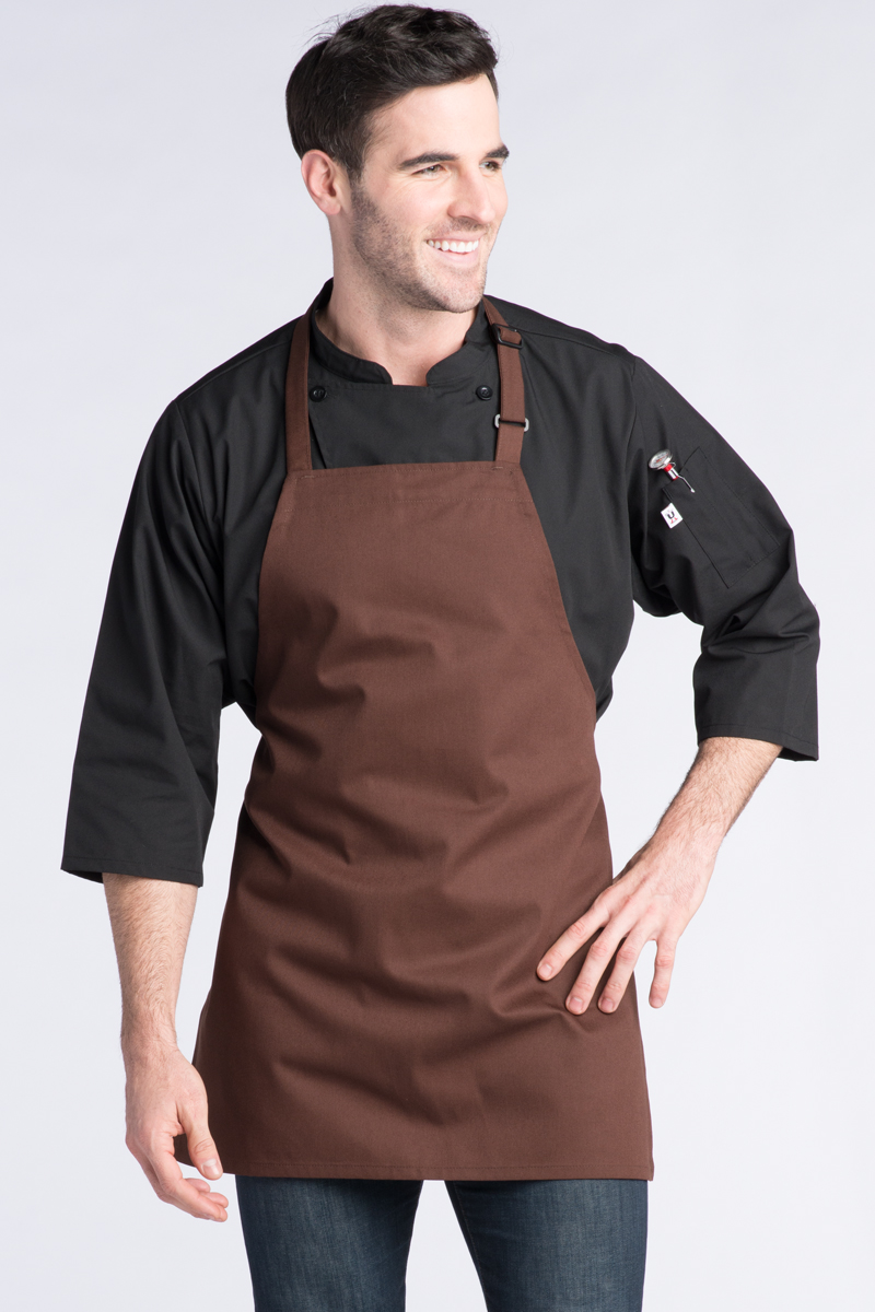 Premium Adjustable No Pocket Apron, Blank Colors V3010BLANK