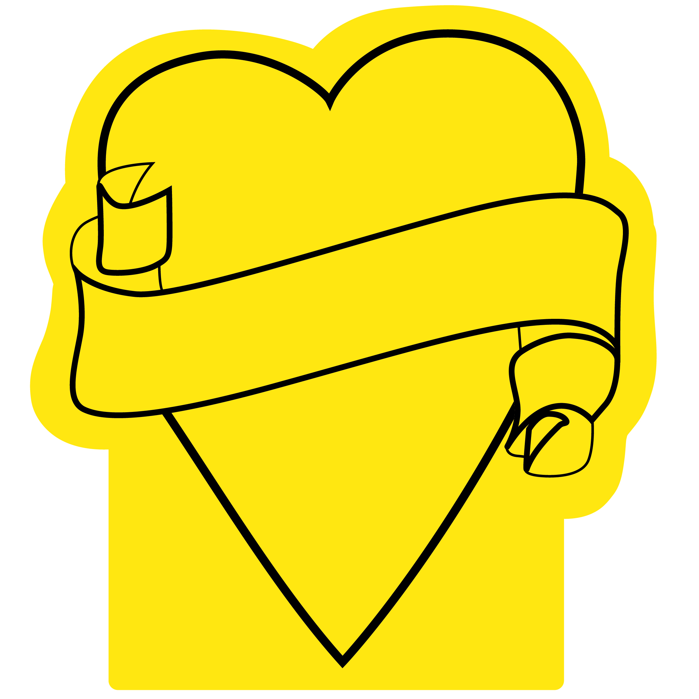 Foam Heart Mitt 54