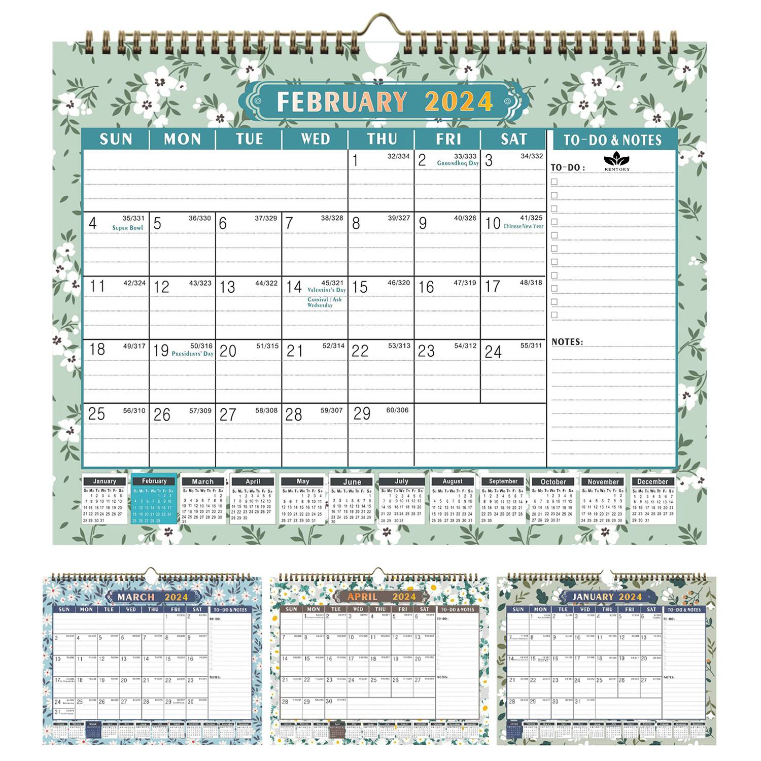 Wall Calendar Monthly 2022-2023
