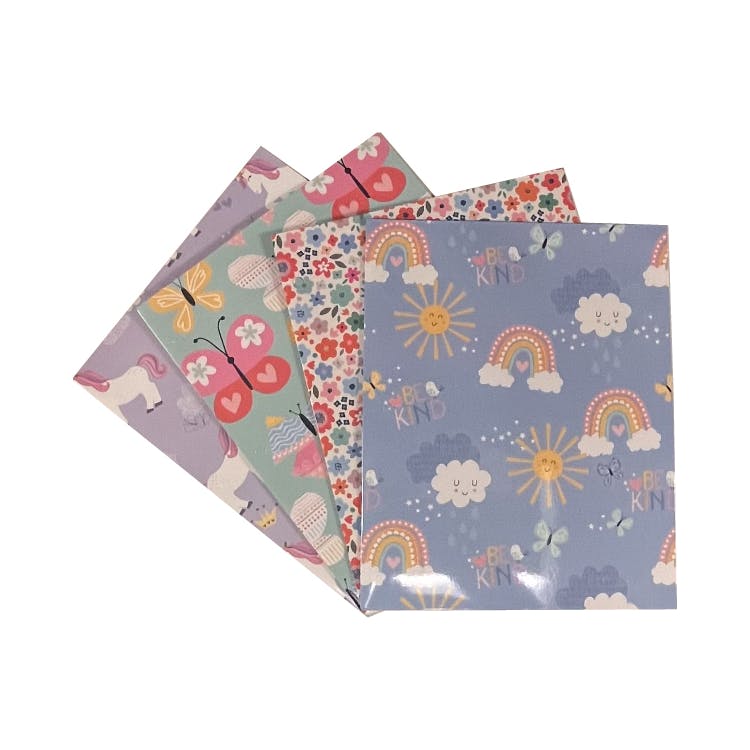 2 Pocket Portfolios - 4 Fun Girls' Designs 2