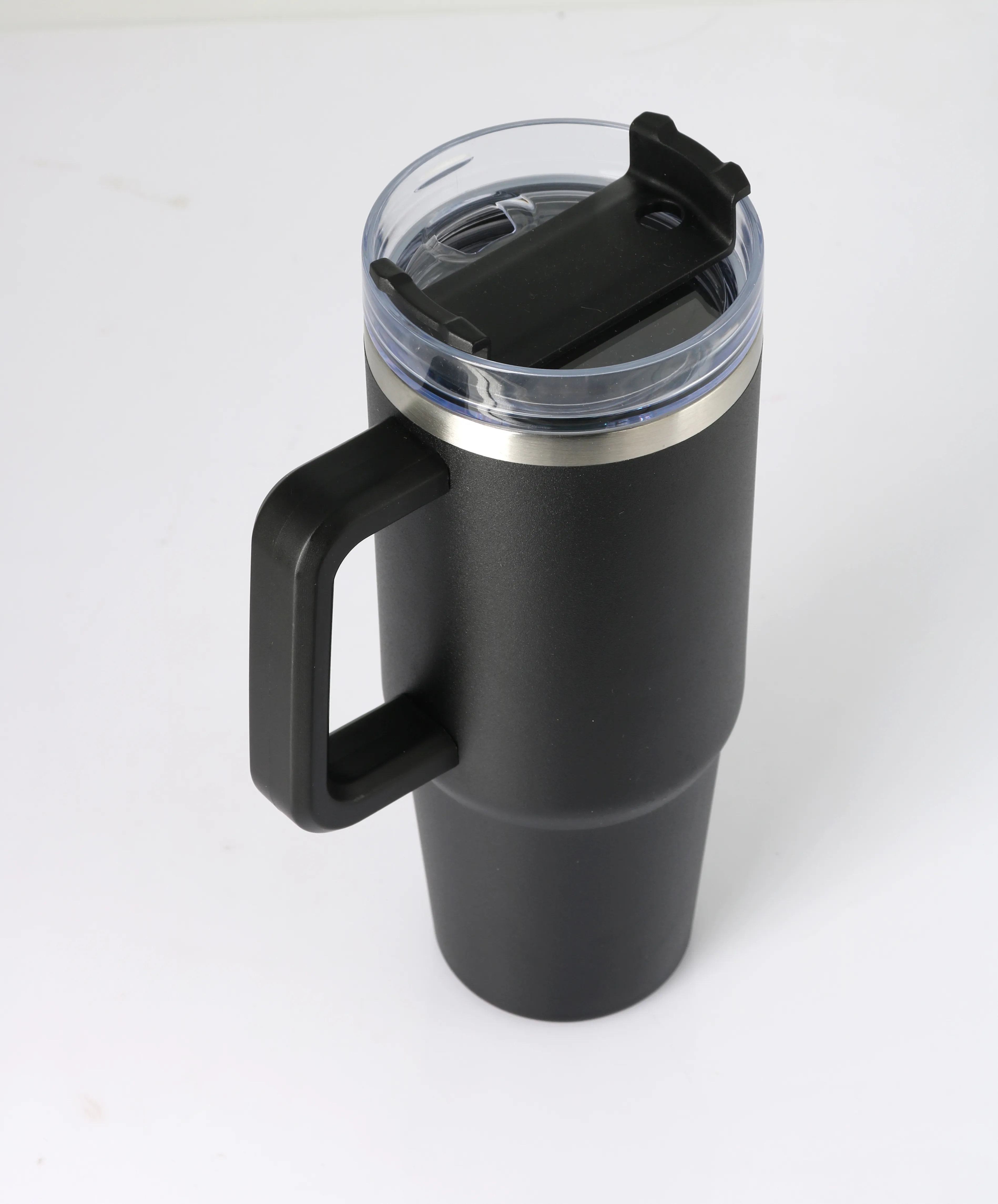 30oz Premium Stainless Travel Mug w/ Straw and Twist Closure 13