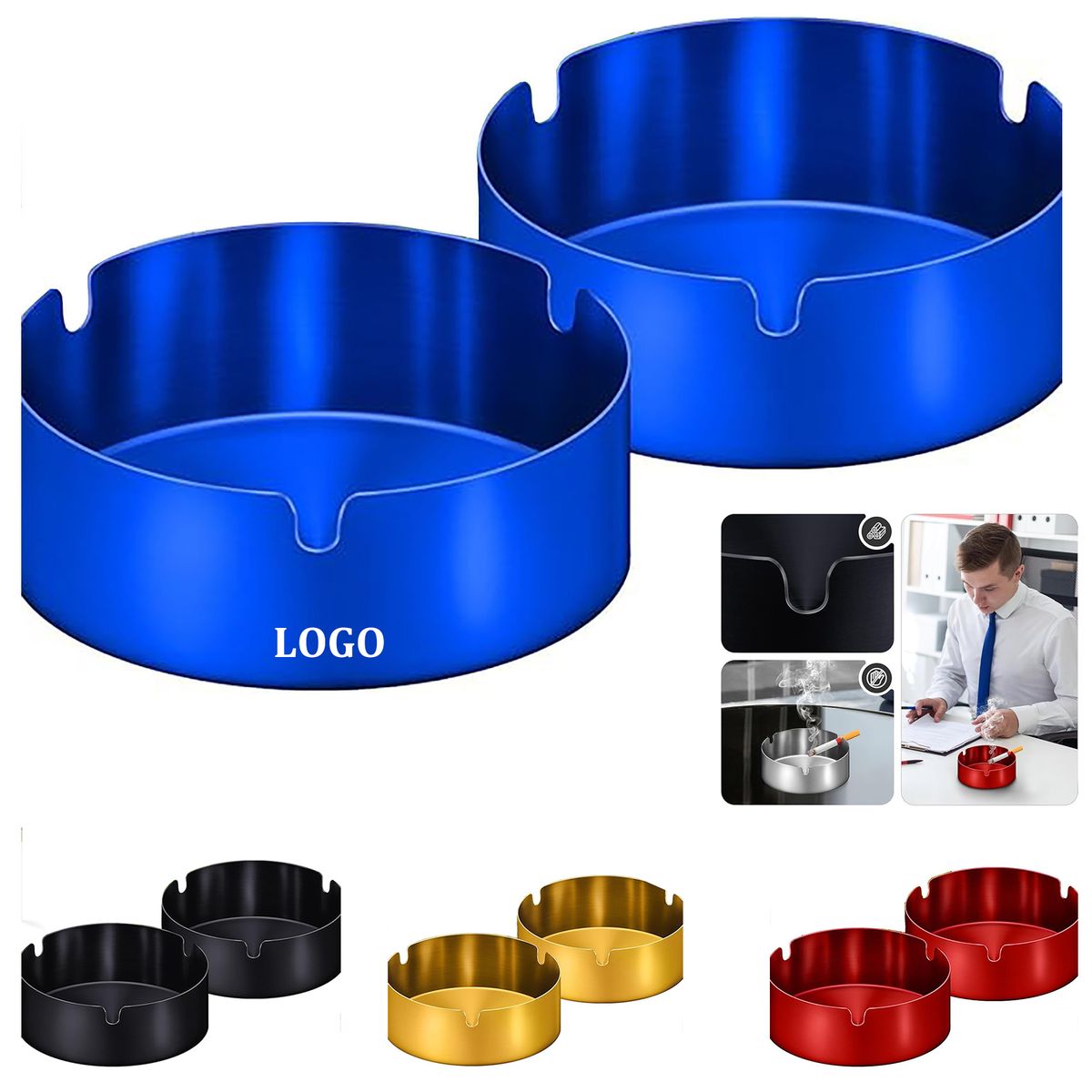 Stainless Steel Outdoor Ashtray