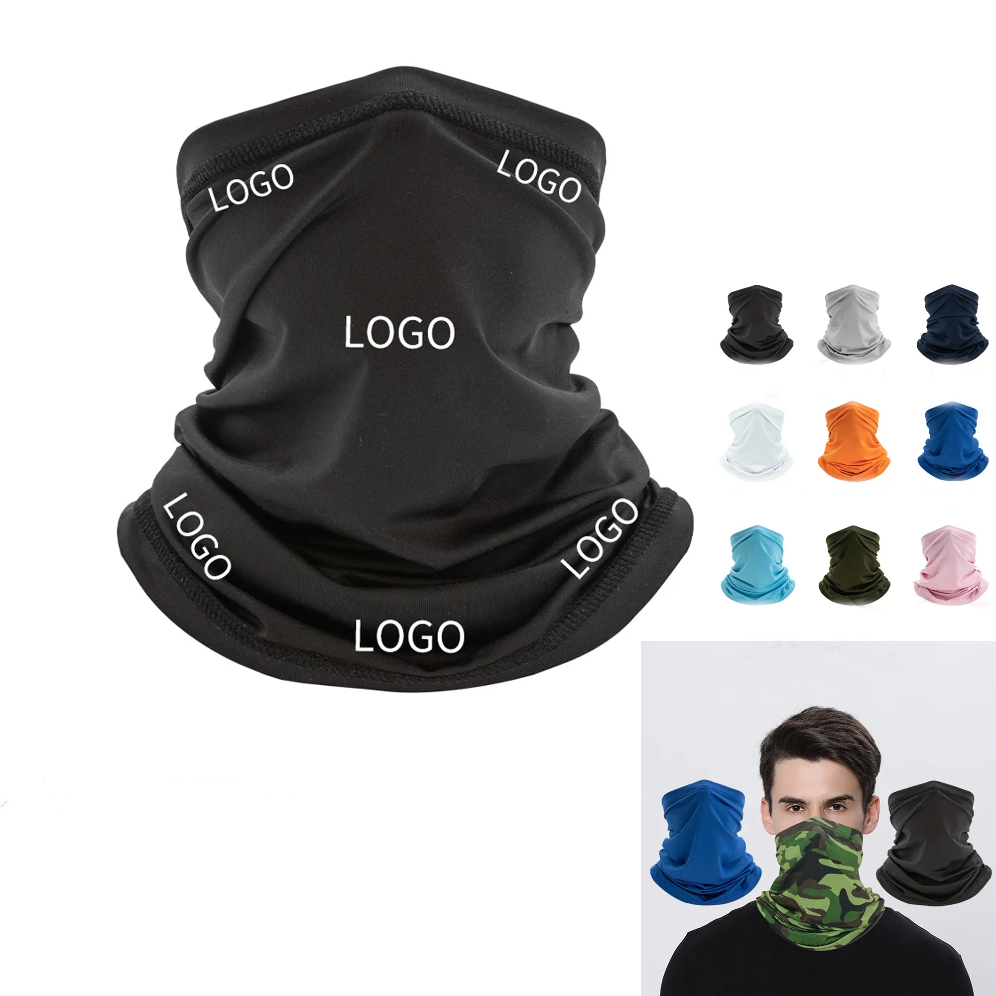 Ice Silk Sunscreen Outdoor Cycling Mask