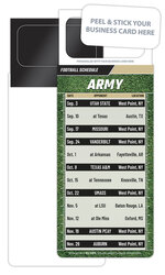 Pro Football Schedule Magnet - Peel and Stick Business Card (3.5x9)