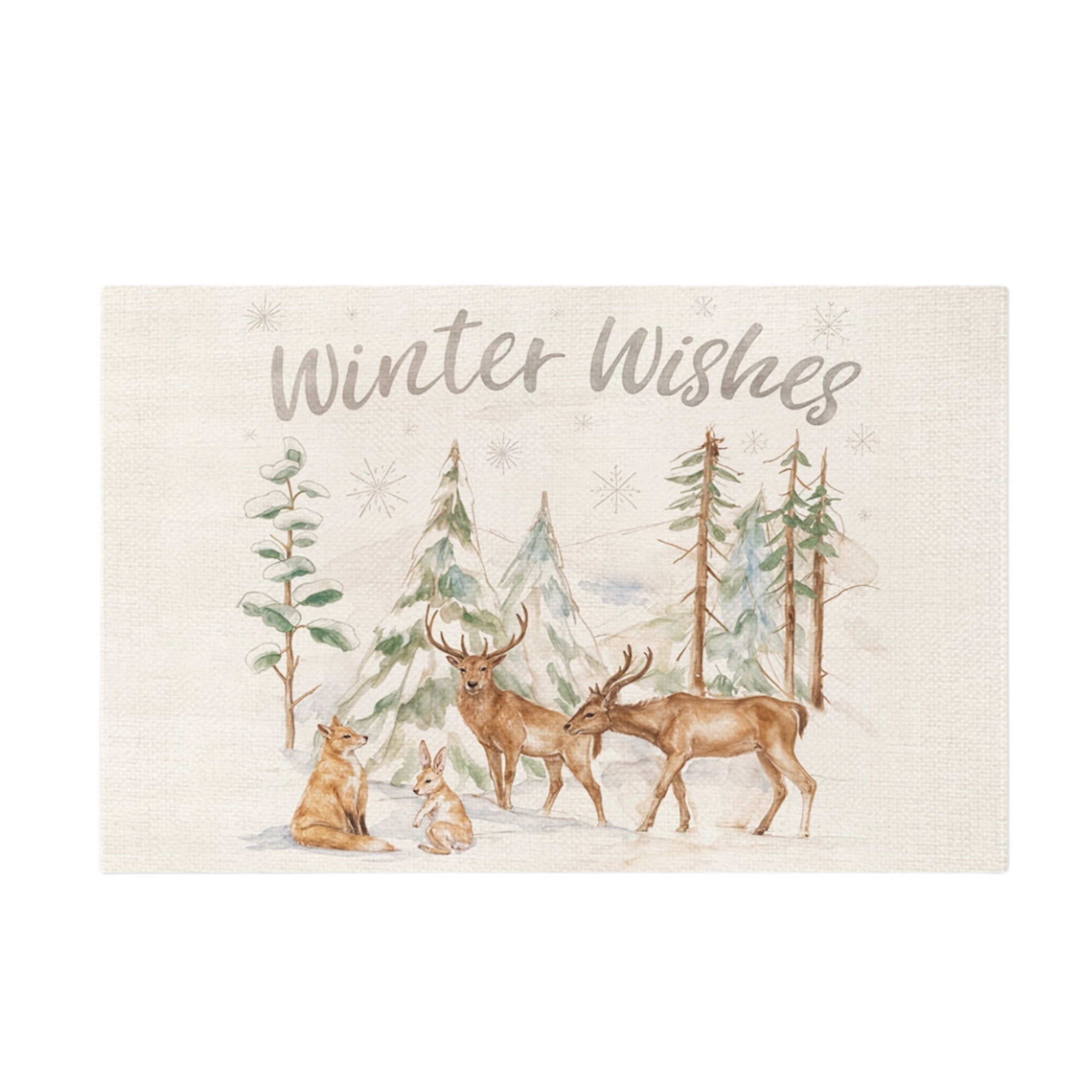 Christmas Placemats For Dining Decoration 11