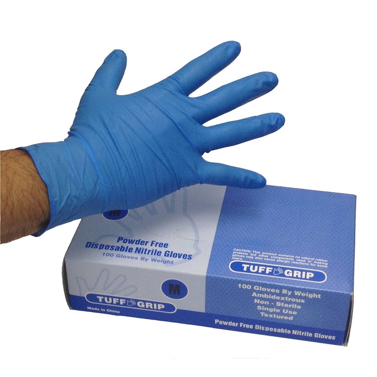 Nitrile Disposable Gloves - Blue XS 3