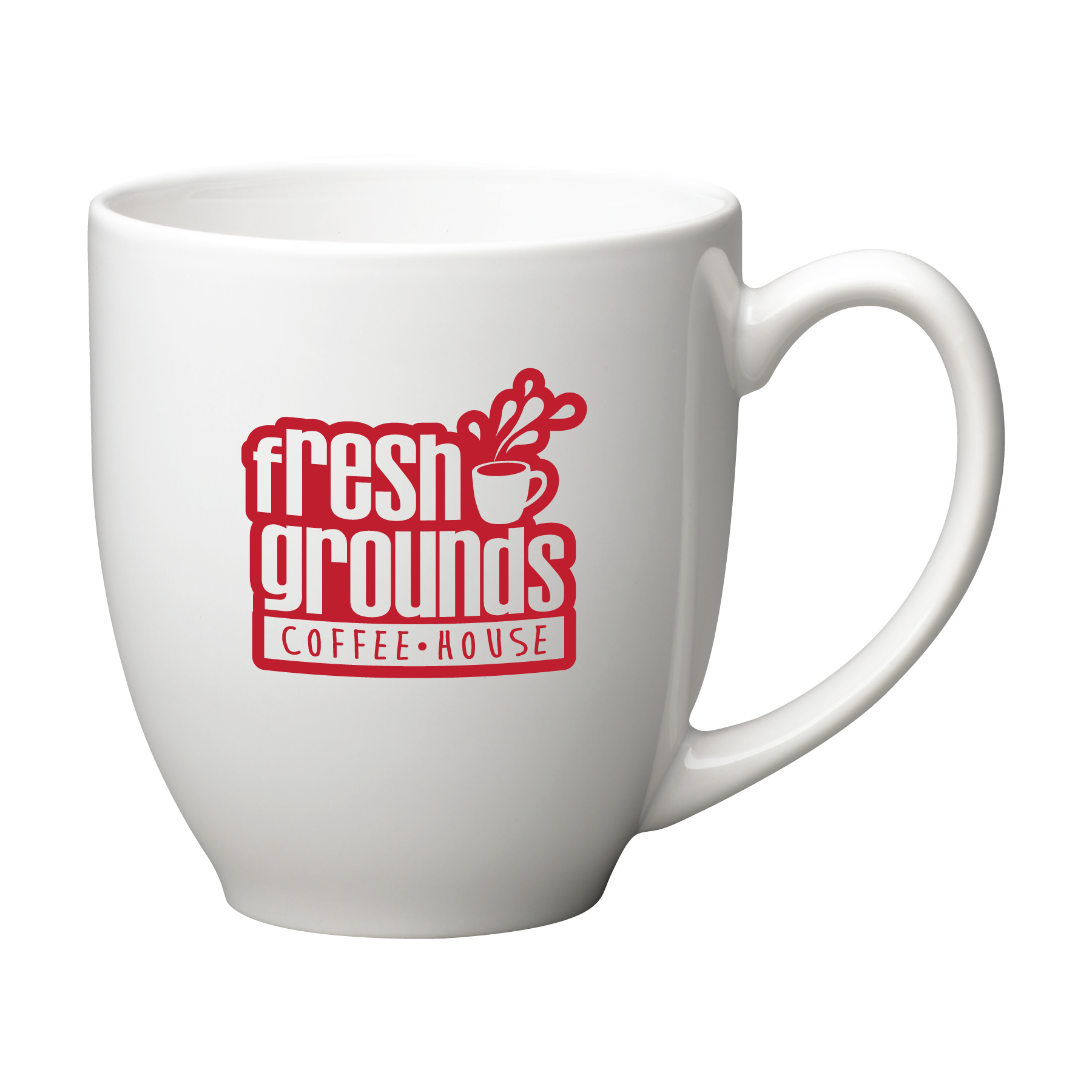16 oz. White Bistro Mug 7