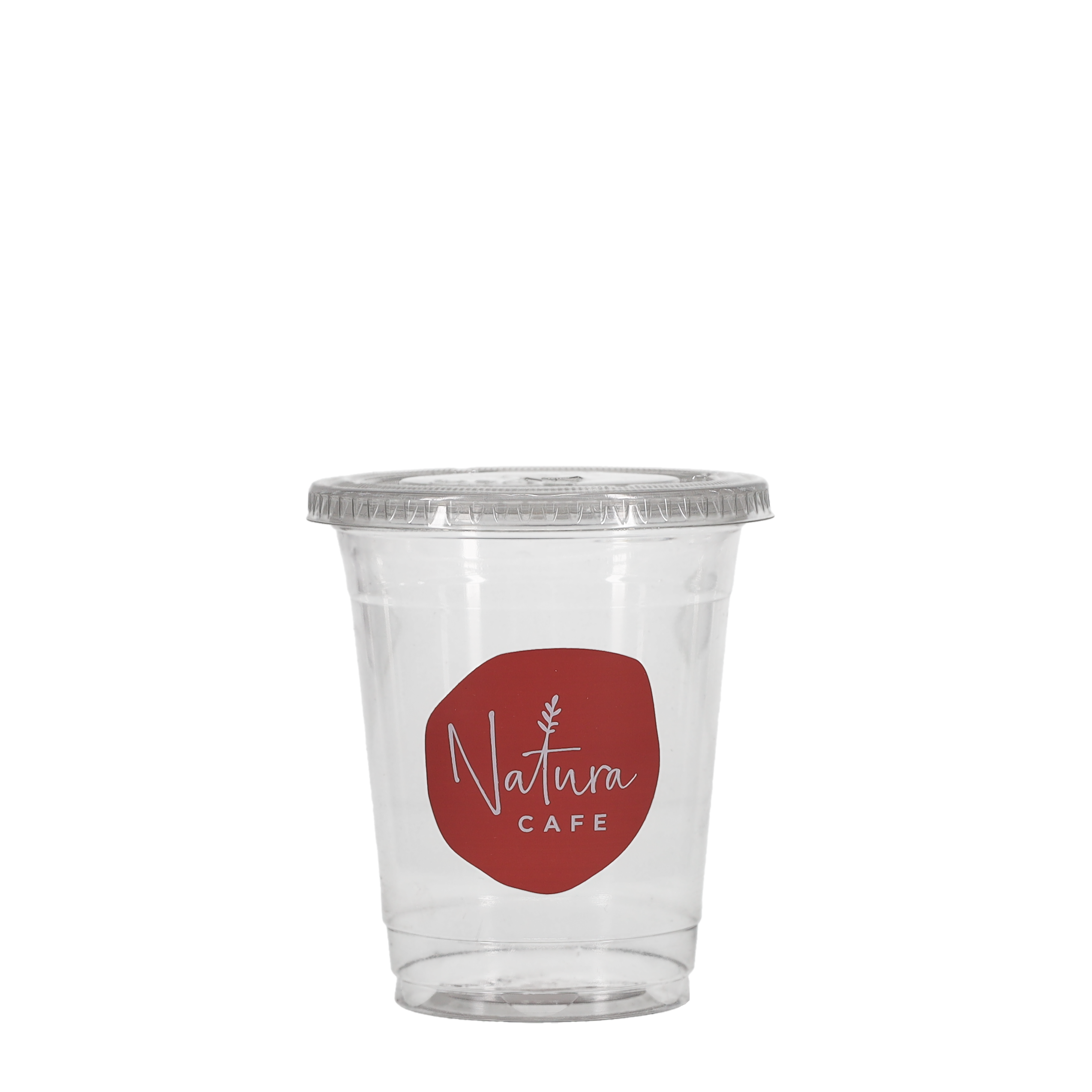 12 oz Soft Sided Cup Straw Slot Lid Clear 5