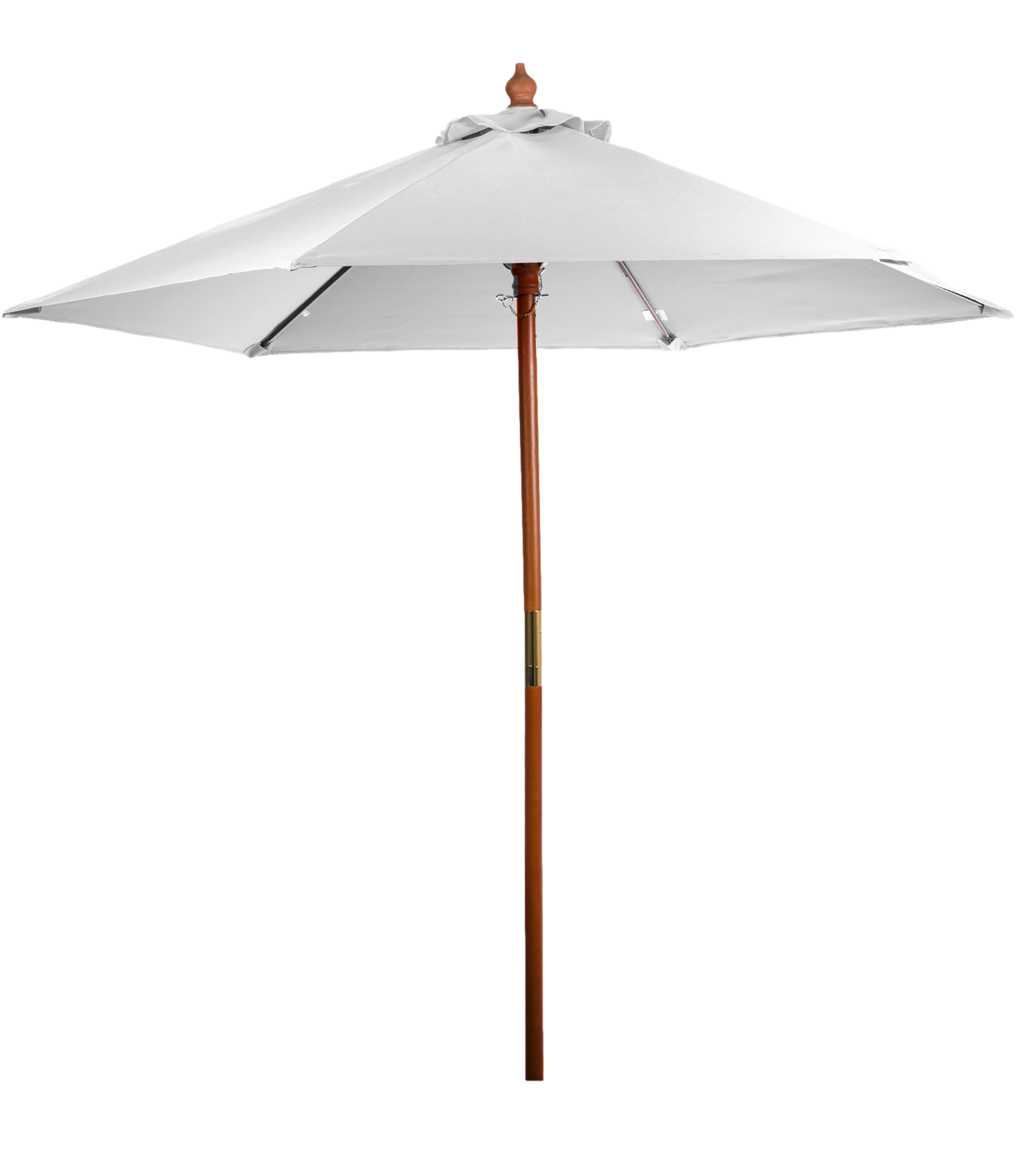 7' Wooden Market Umbrella 35