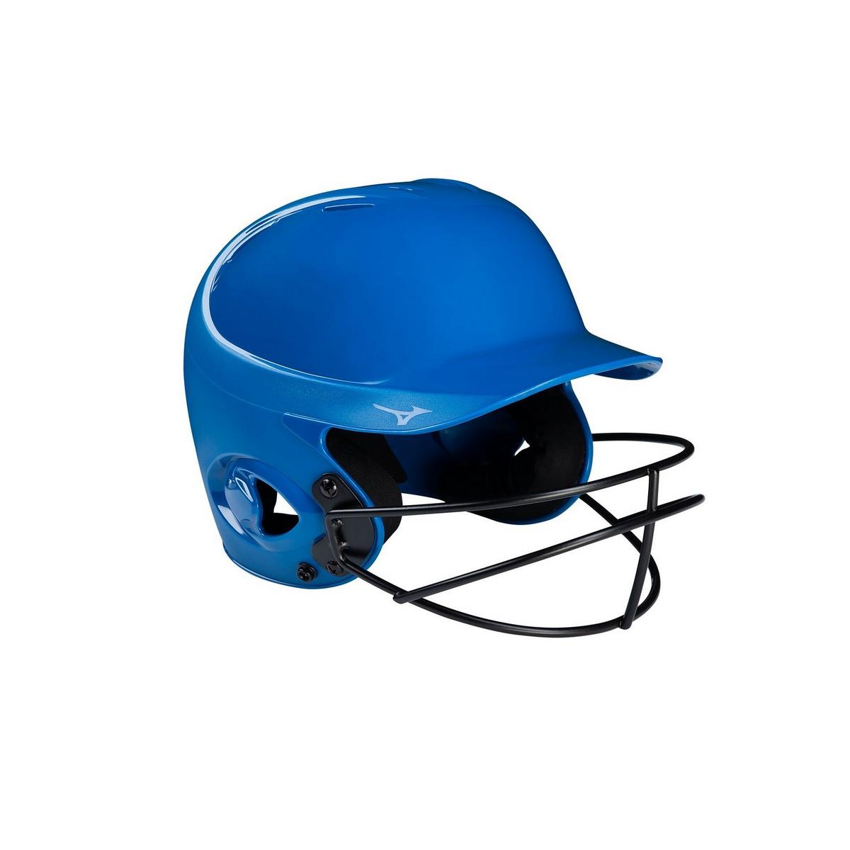 MVP Series Solid Batting Helmet with Fastpitch Softball Mask 21