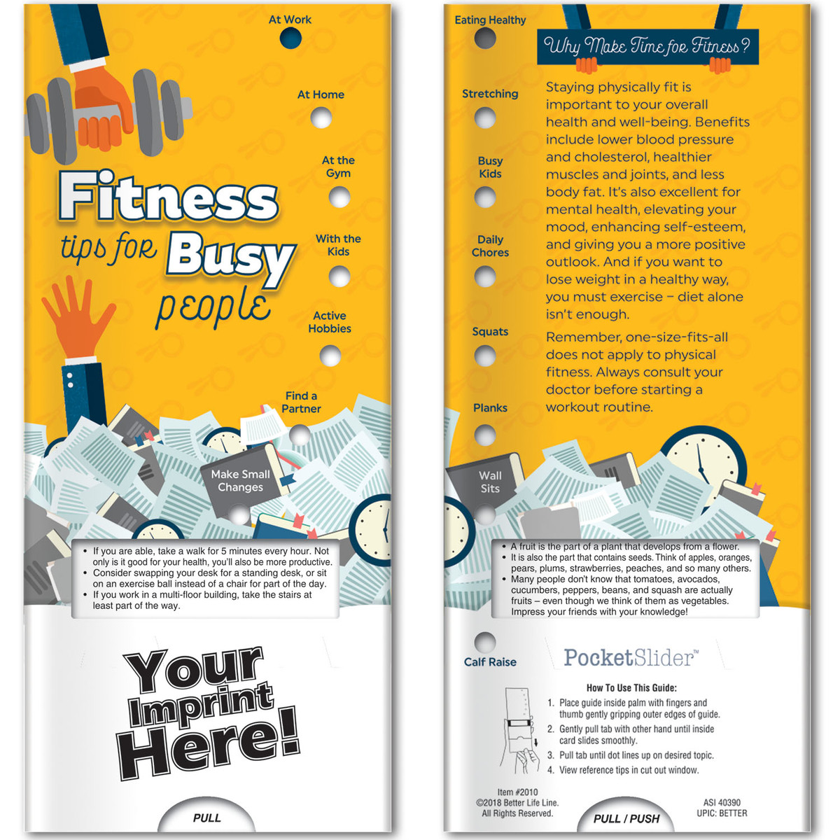 Pocket Slider - Fitness Tips for Busy People 6