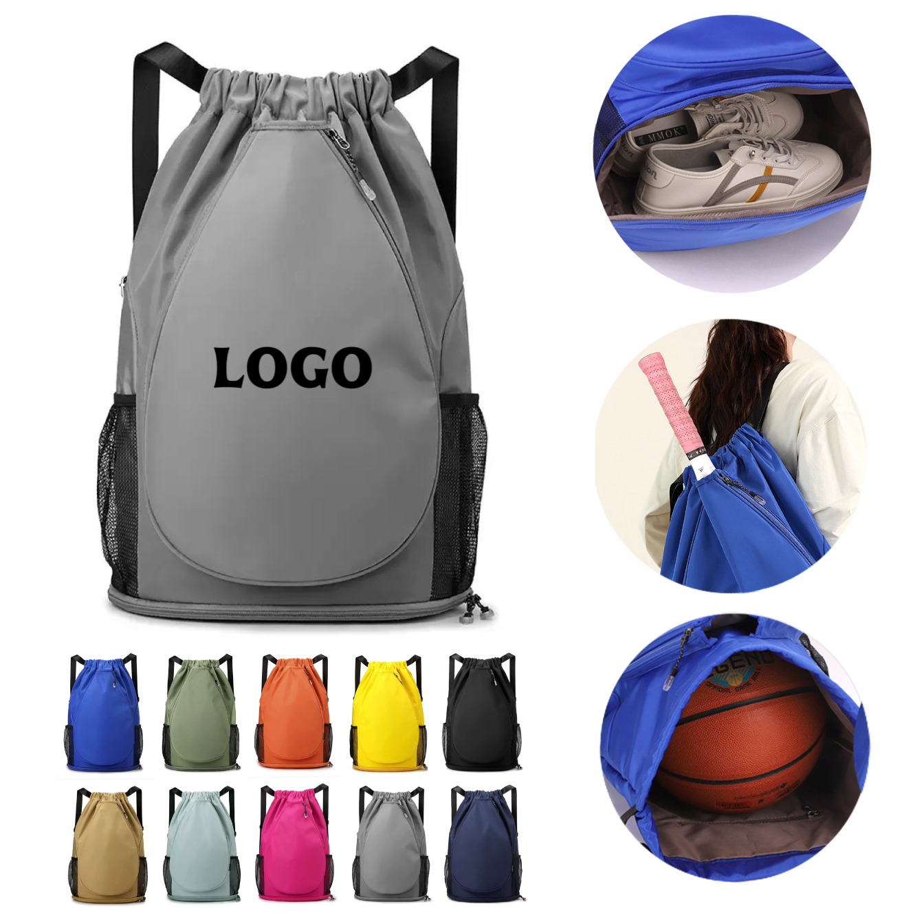 Drawstring Sports Backpack