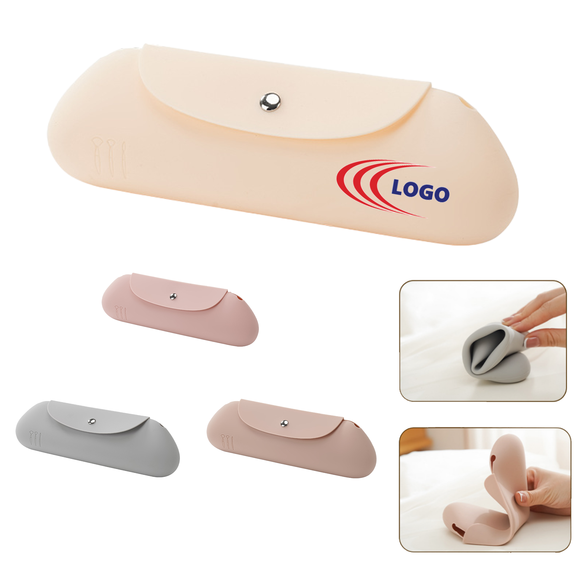 Compact Silicone Cosmetic Case ?C Flexible & Sleek Design 4