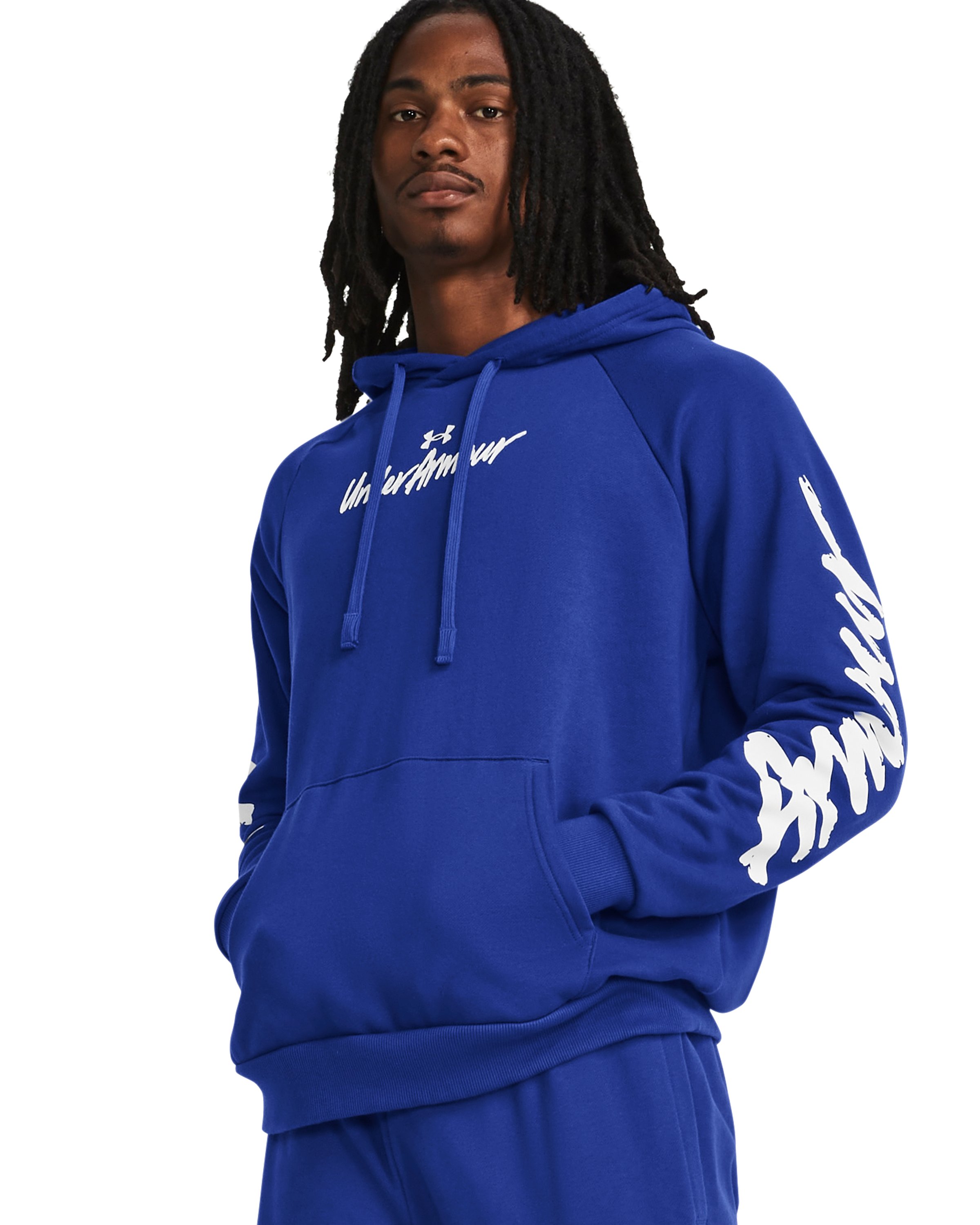 UA Rival Fleece Graphic Men's Hoodie, custom hoodie or sweatshirt with logo imprint 10