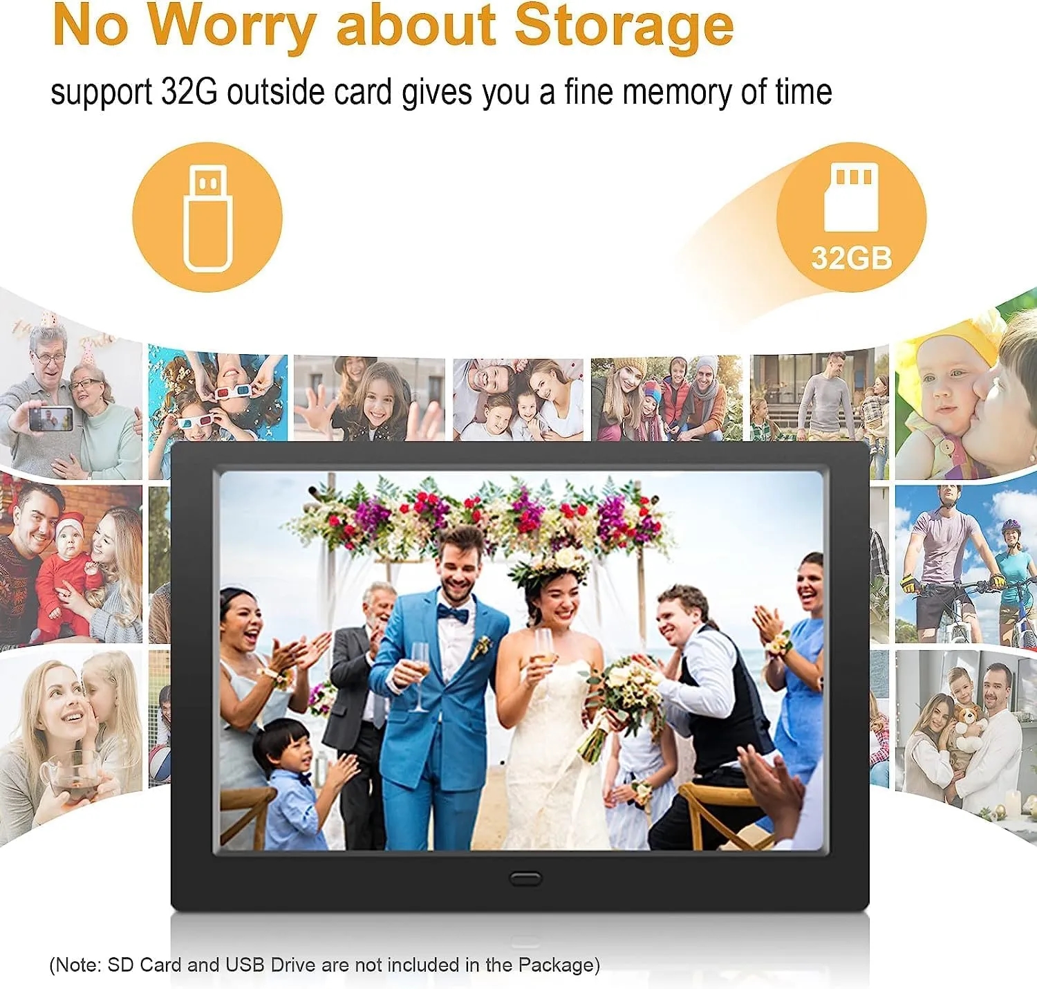 10.1 Inch USB Digital Picture Frame with Remote 25