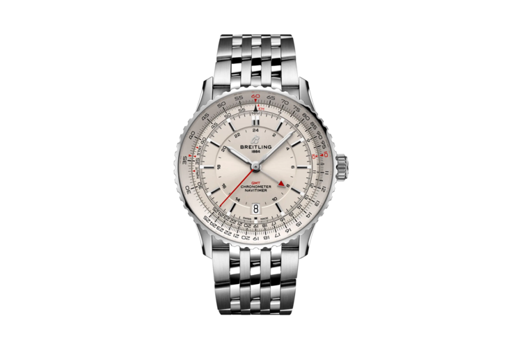 Breitling Navitimer Automatic GMT 41 Stainless Steel Watch 4