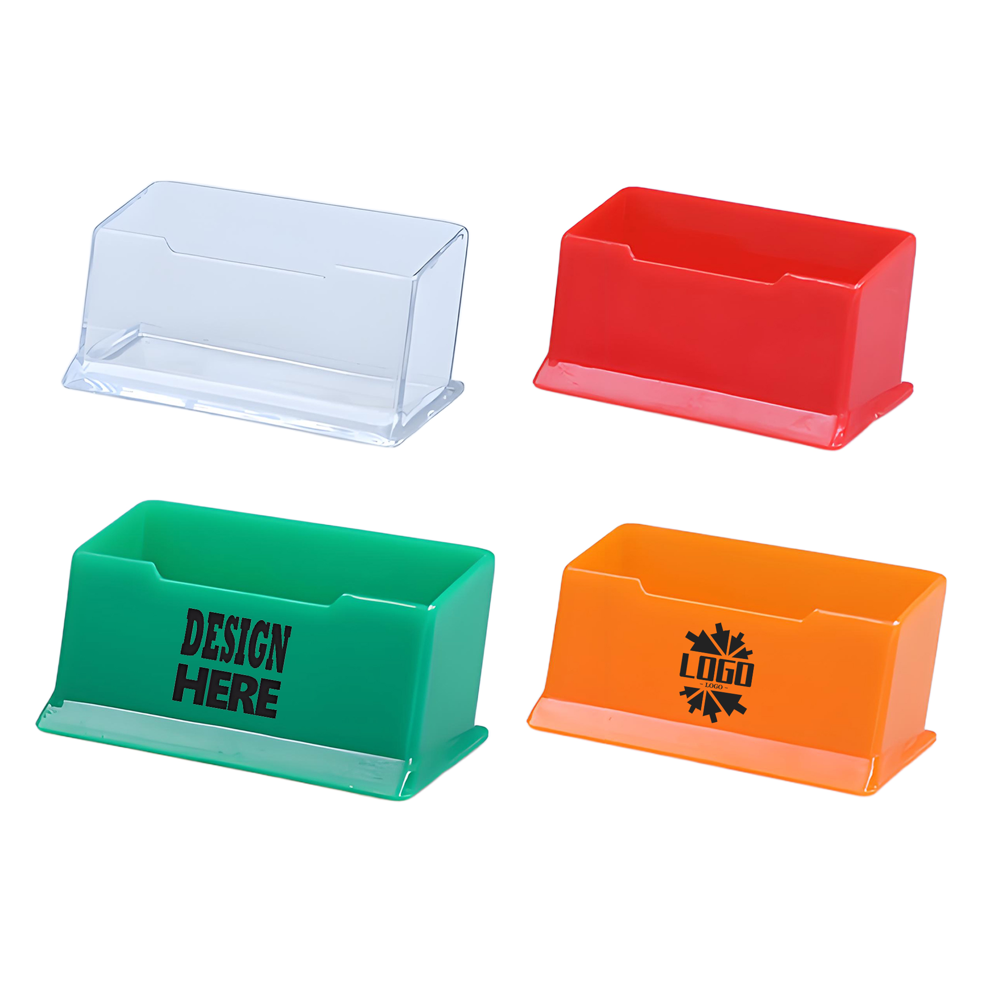 Plastic Business Card Stand for Office