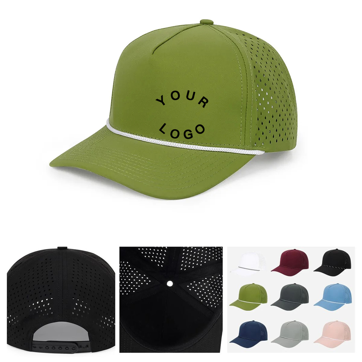 Adjustable Curved Visor Cap For Outdoor Sports