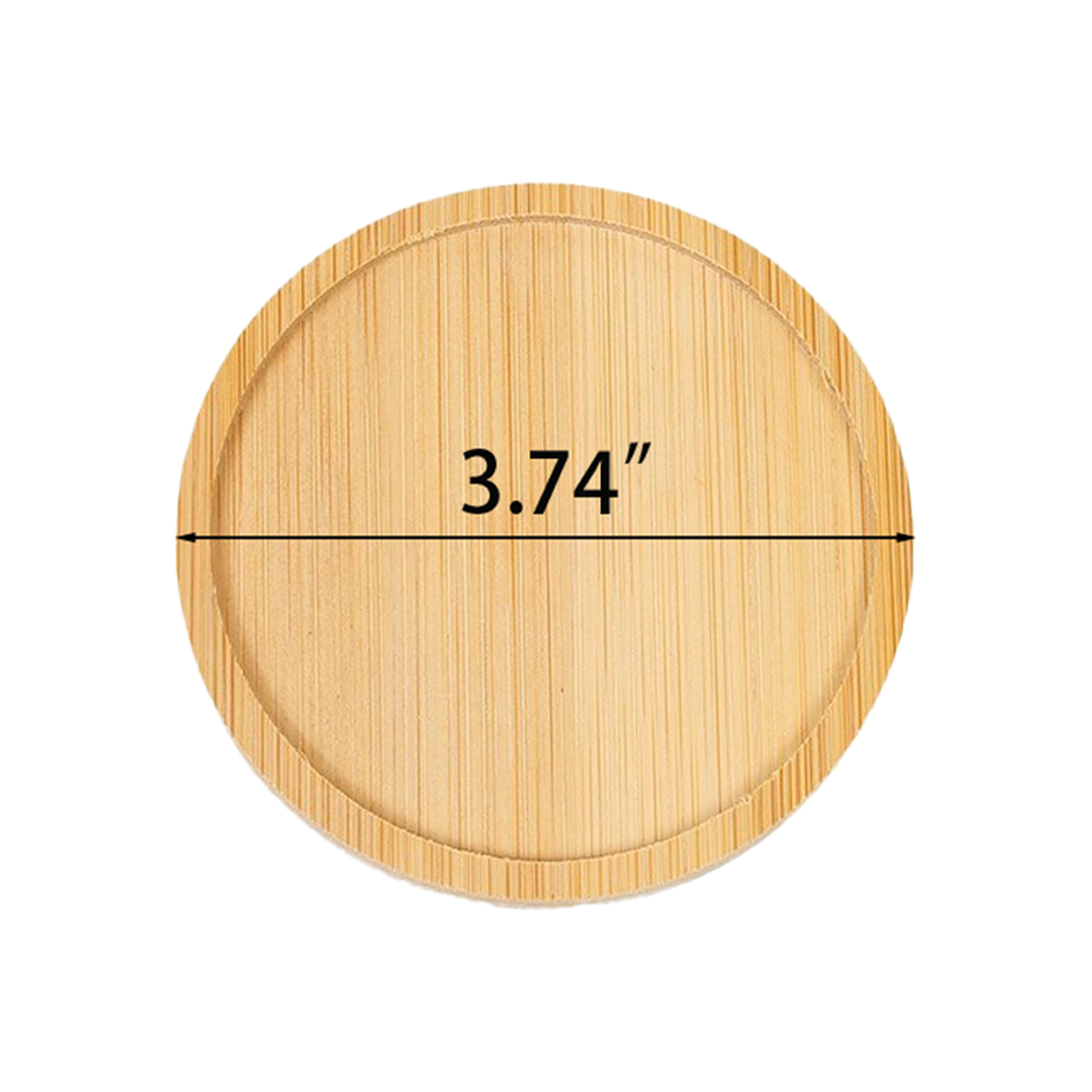 EcoRound Bamboo Drink Coasters
