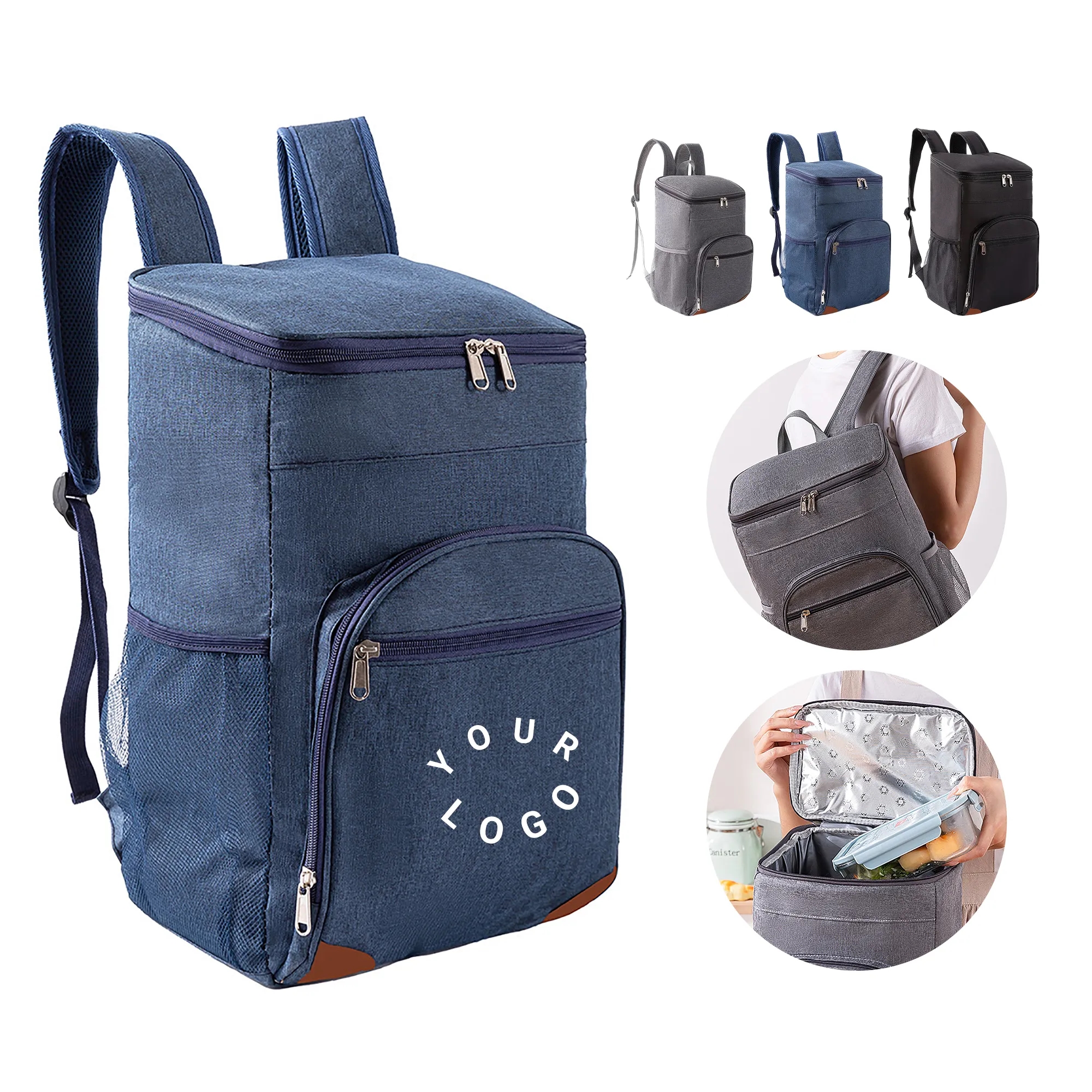 Portable Waterproof Cooler Bag with Aluminum Foil Lid