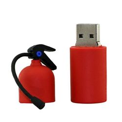 4GB USB Flash Drive Fire Extinguisher Shaped