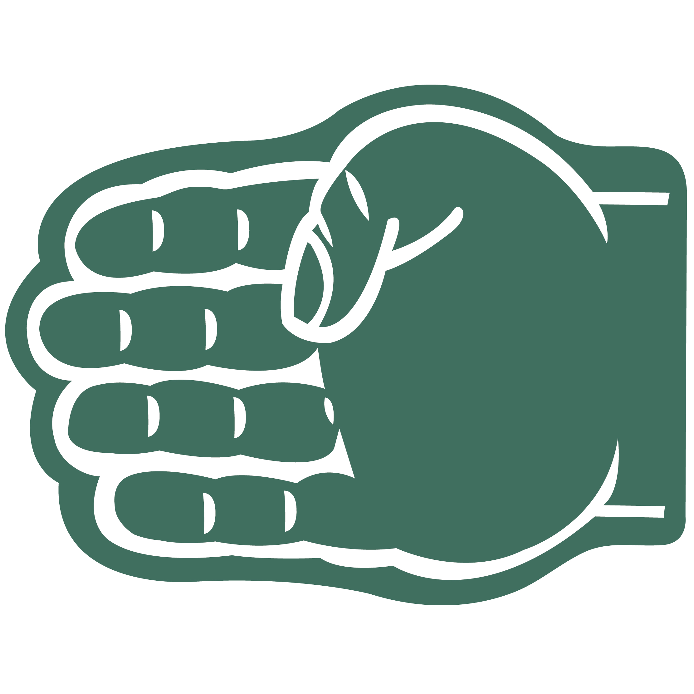 First Down Foam Hand 52