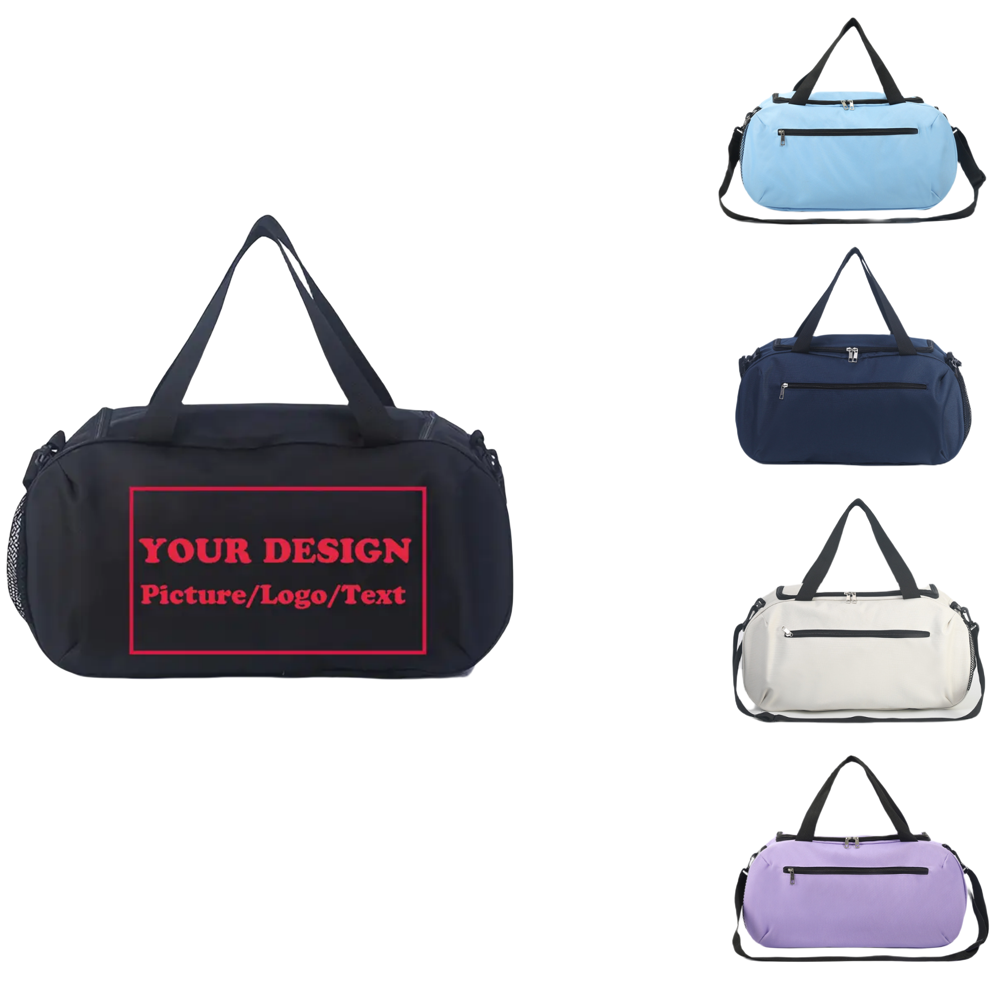 Lightweight Weekend Overnight Fitness Luggage Bag 3