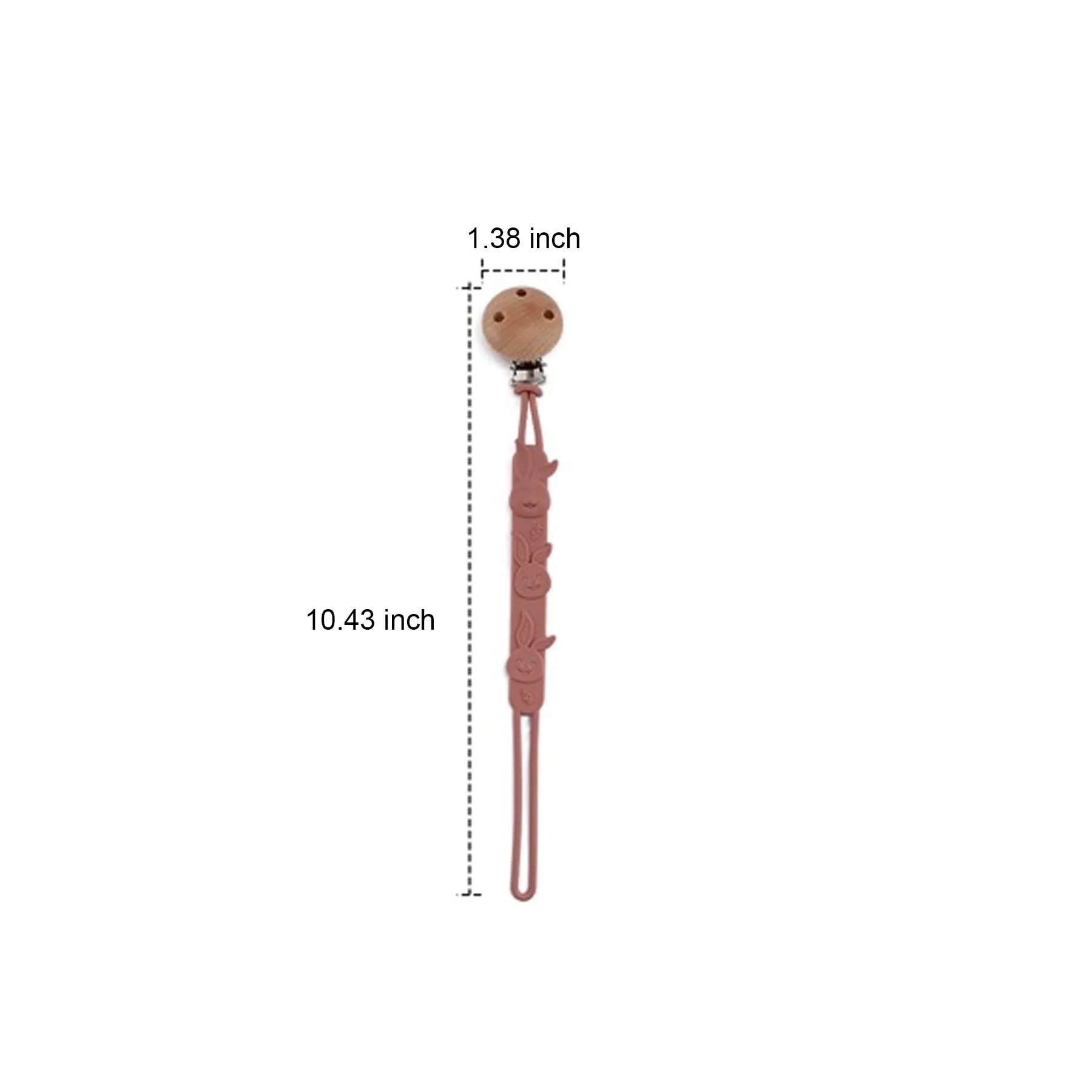 Beech Three Hole Pacifier Chain 10
