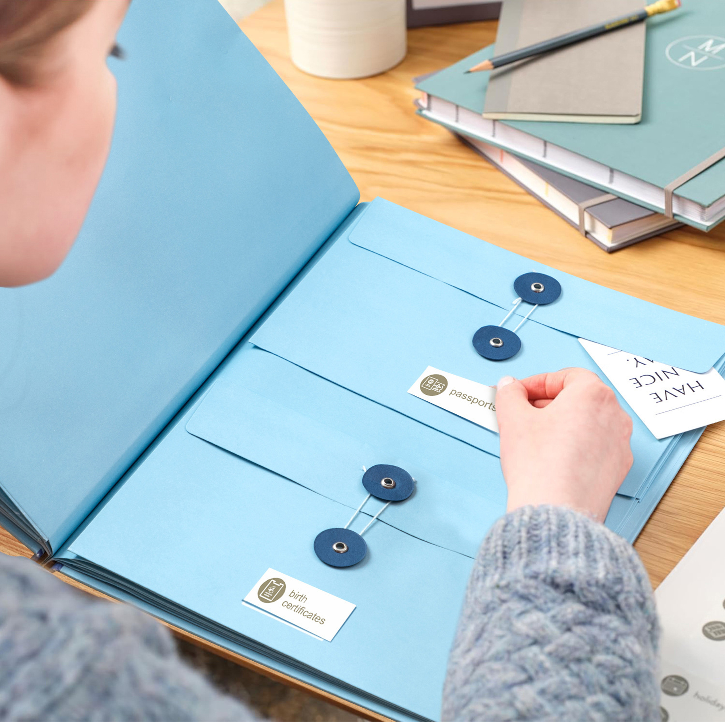 Pvc Stylish Expanding File Folder With Secure Closure For Everyday Use 9
