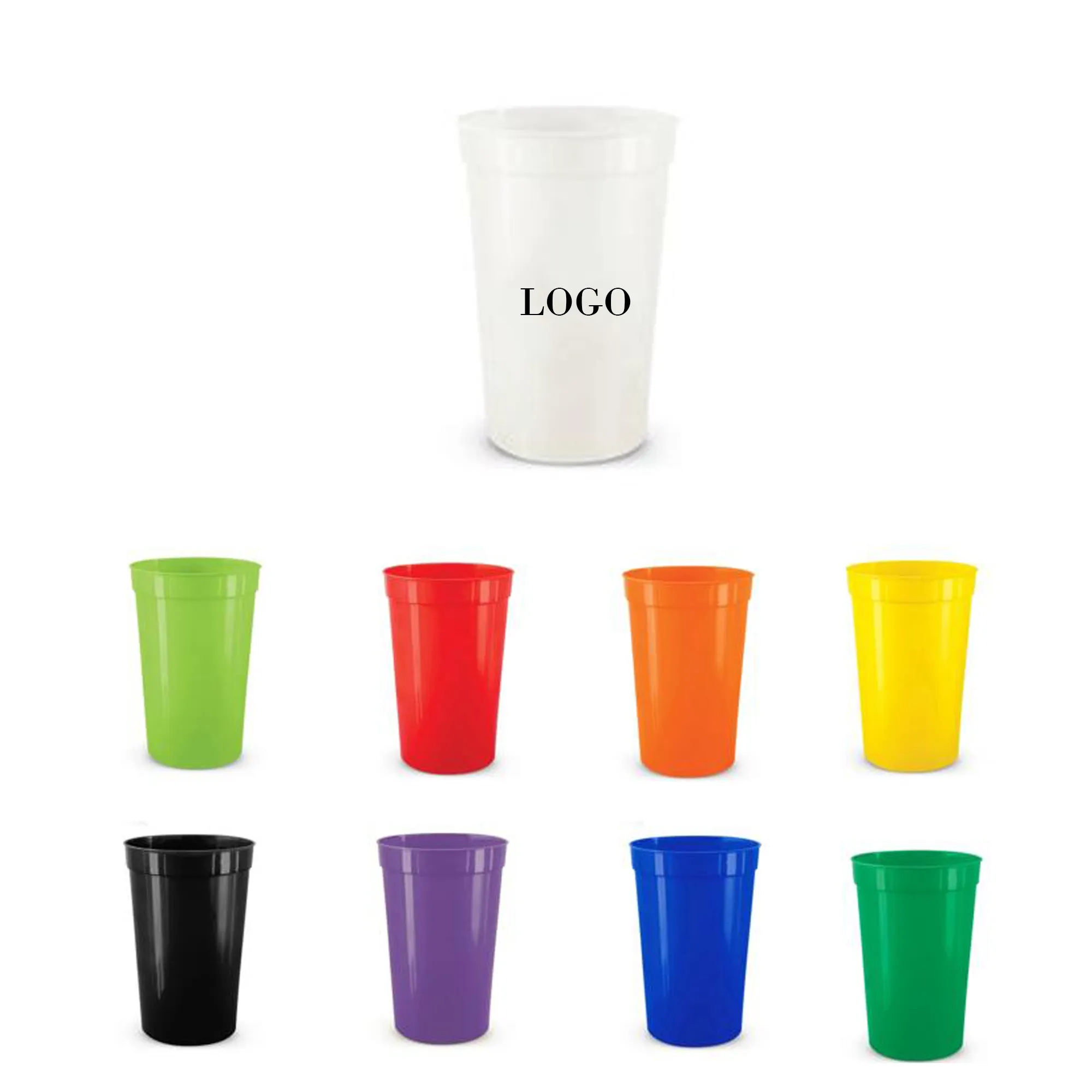 Convenient Smooth Plastic Stadium Cup 19