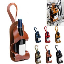 PU Leather Wine Sleeve Holder