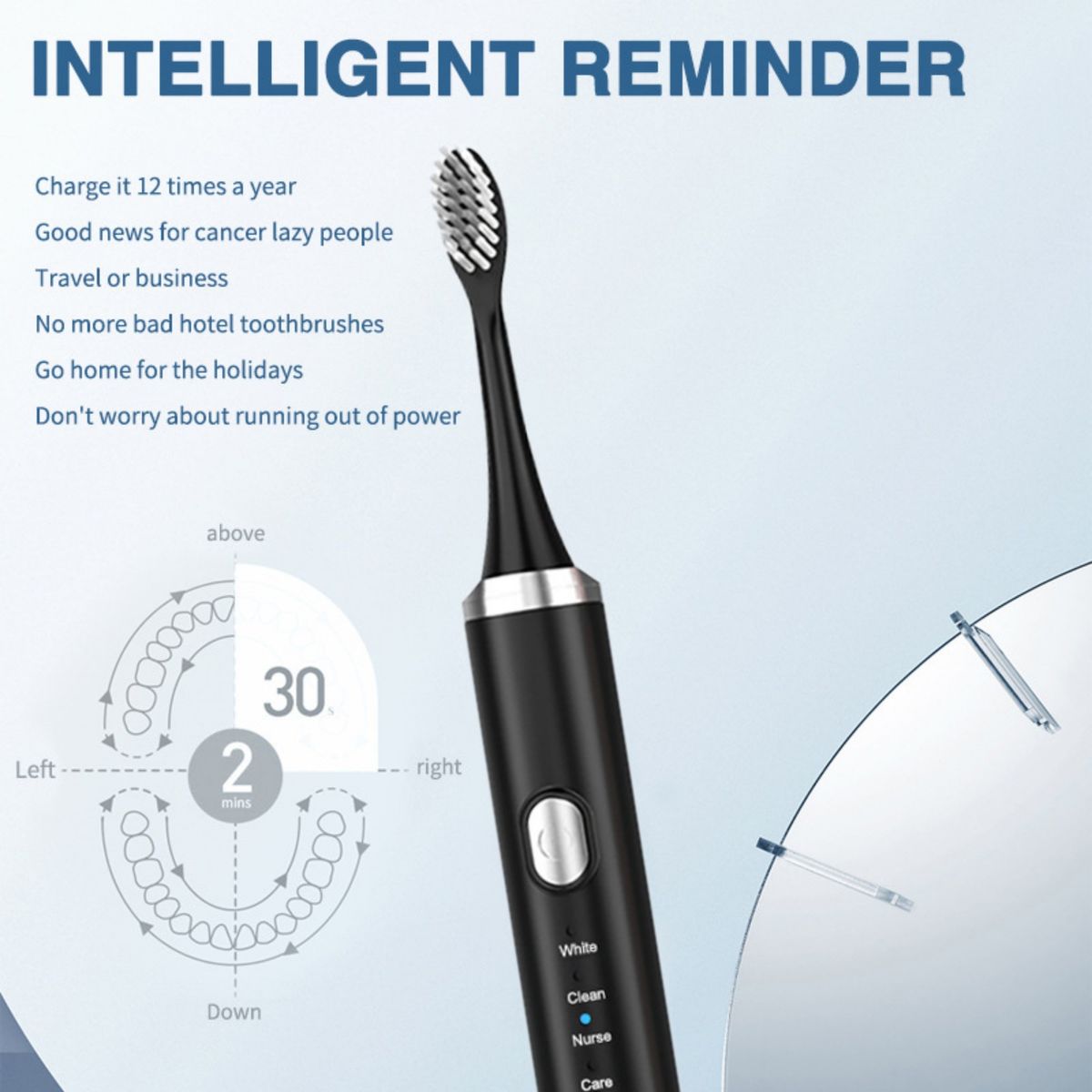 8-Mode Sonic Electric Toothbrush - 22698 | PS Promotional