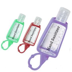 1 Oz.Hand Sanitizer w/Silicone Sleeve